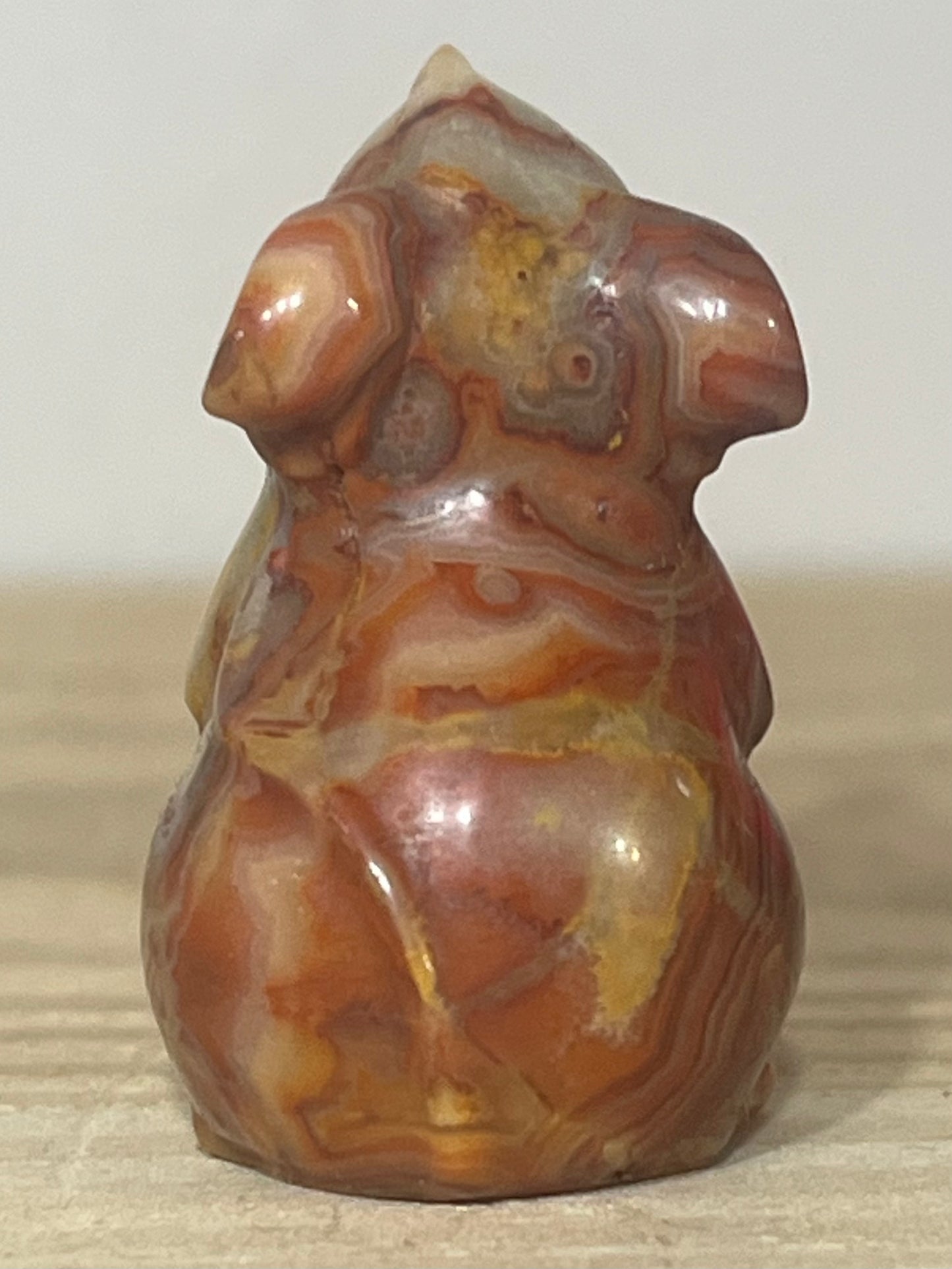 Crazy Lace Agate Mouse | Joy, Positivity & Calm