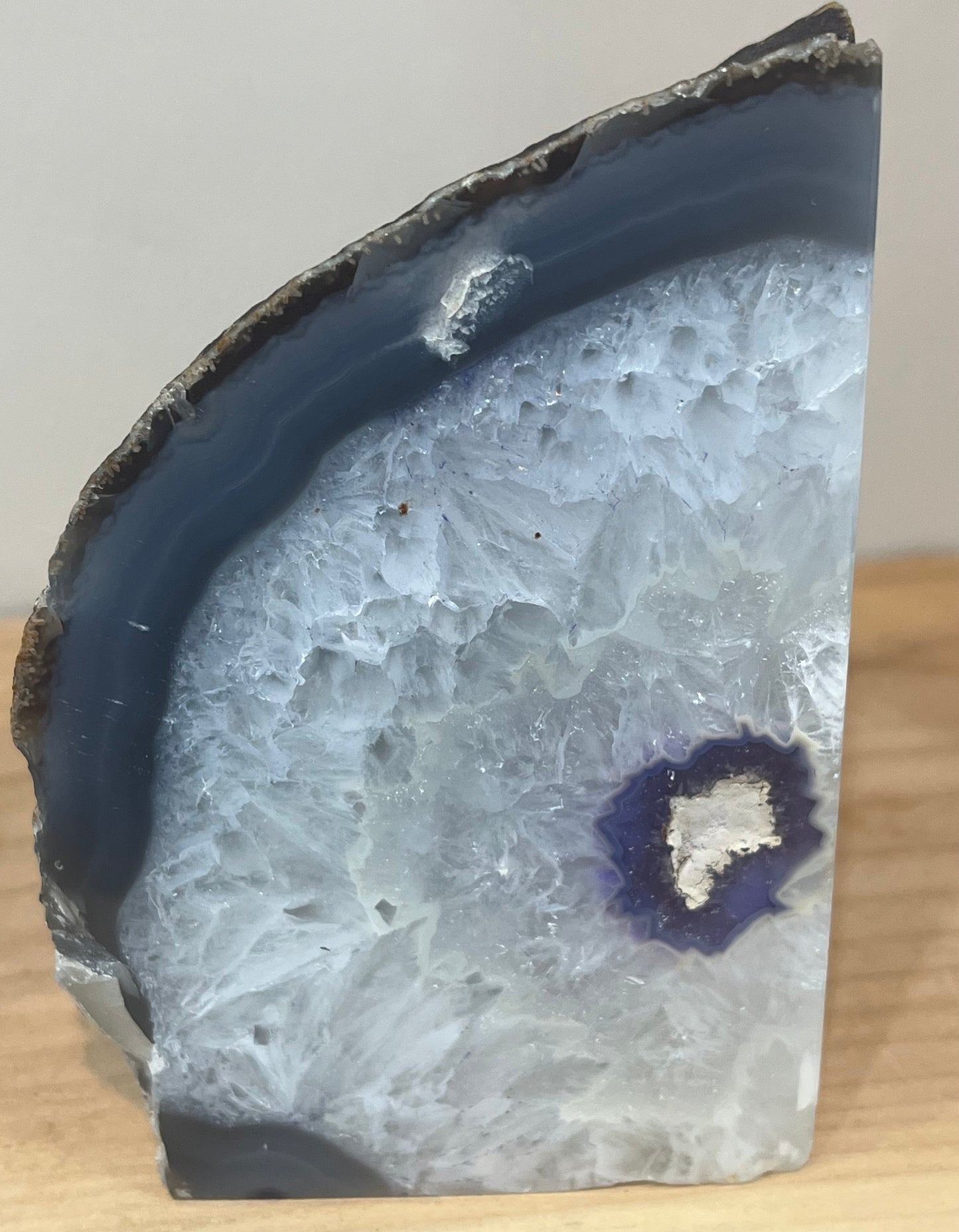 Agate bookends 3.2kg!