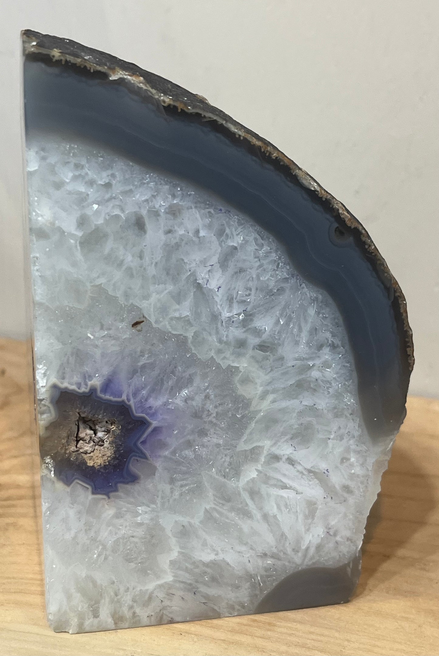 Agate bookends 3.2kg!