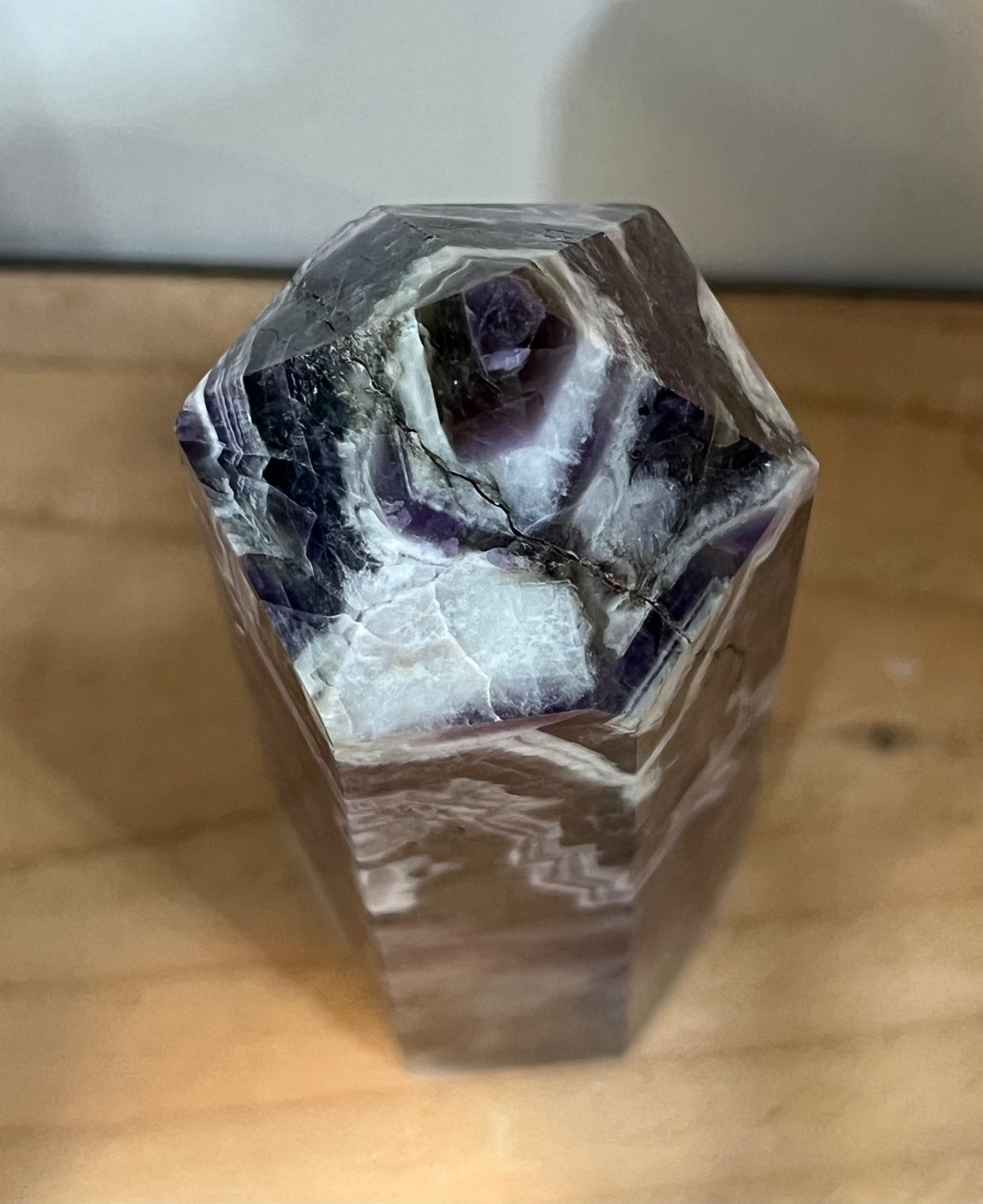 Large dream amethyst crystal tower
