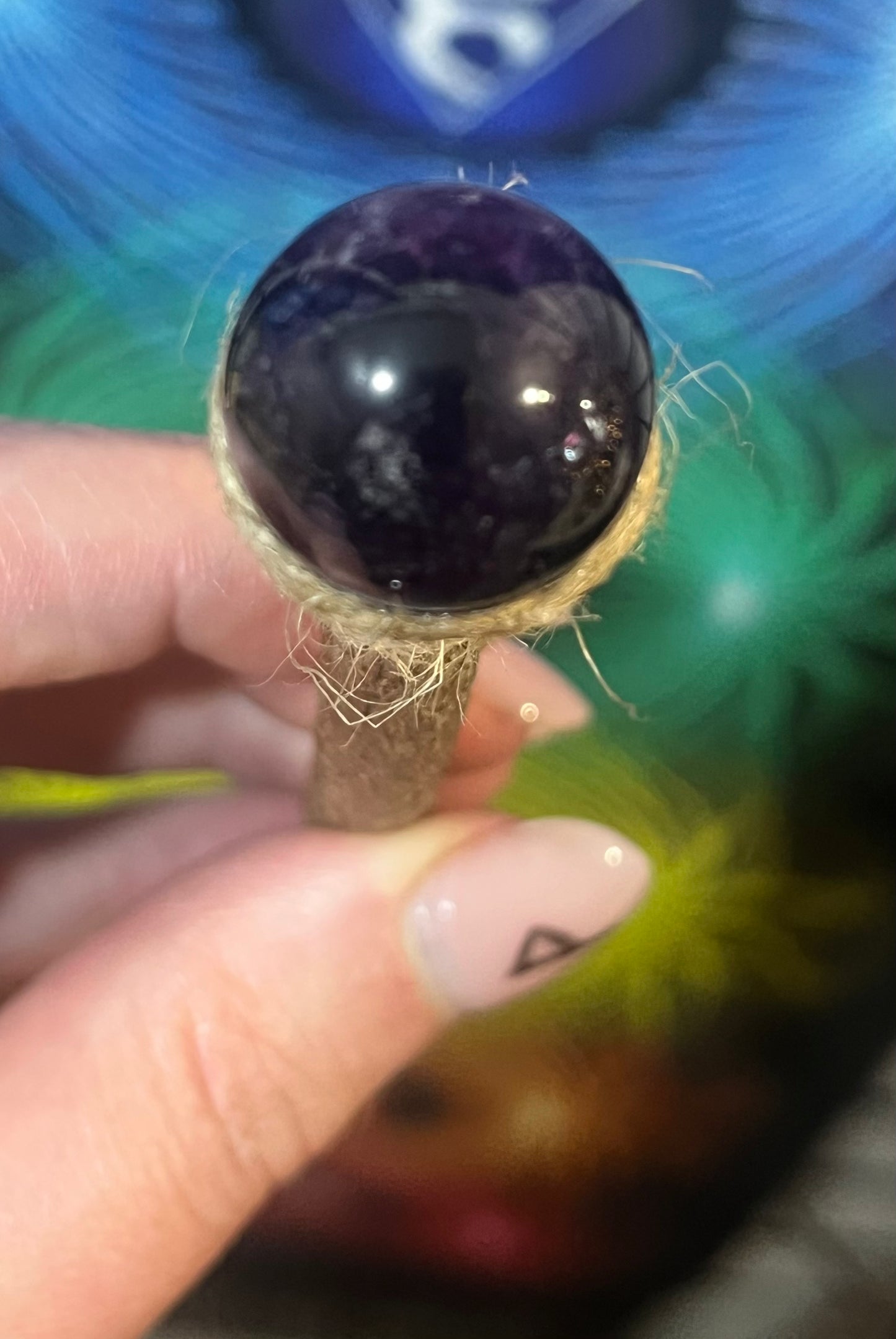 💜 Amethyst Gemstone Wooden Pen
