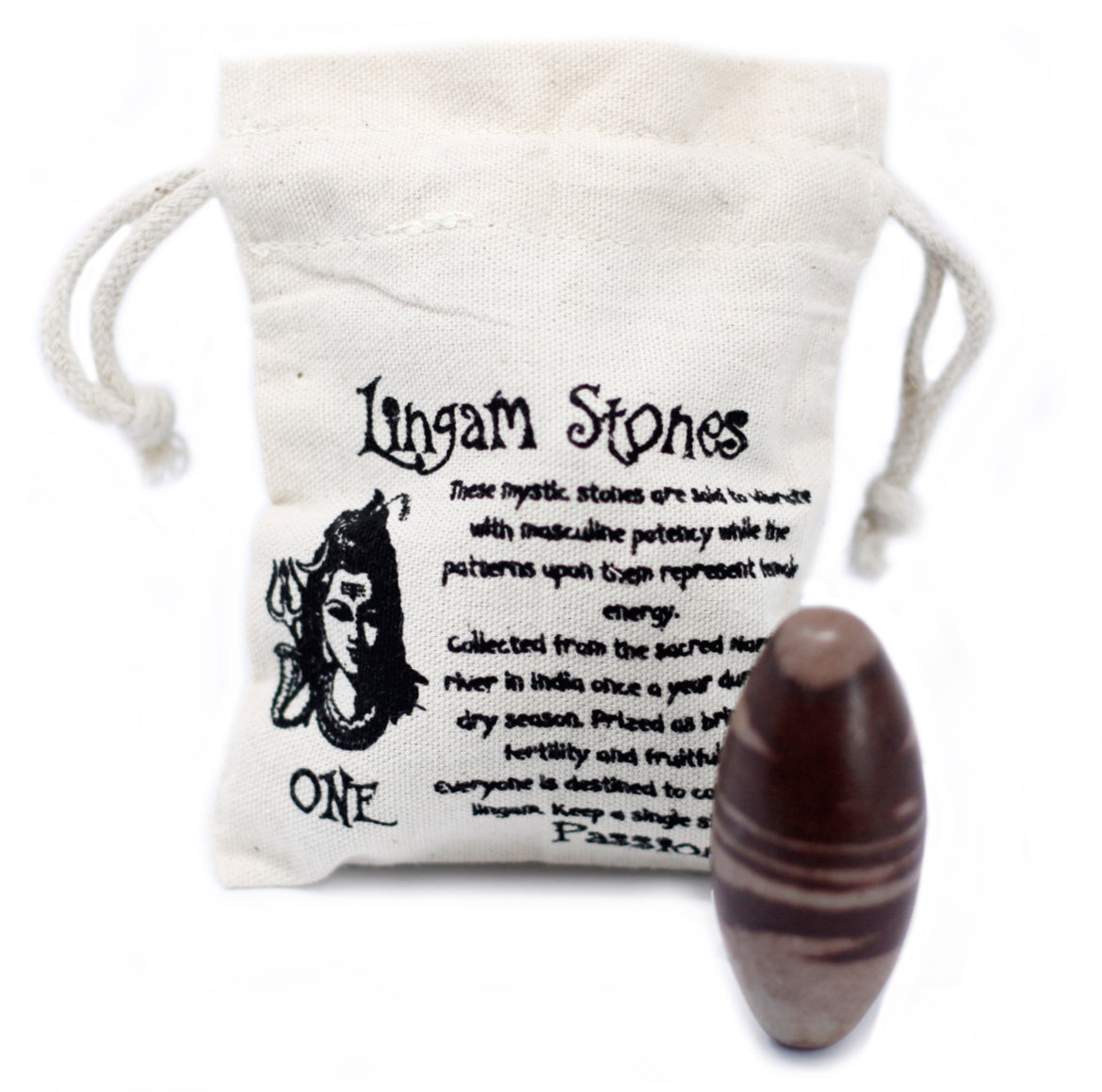 🌑 Shiva Lingam Stone (3 Inch)