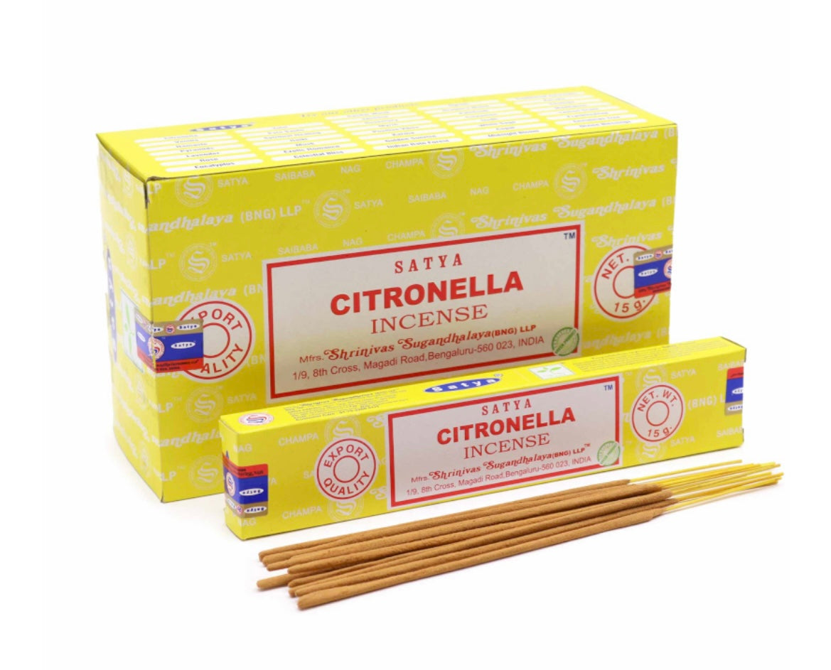 🍋 Satya Citronella Incense Sticks 🍋