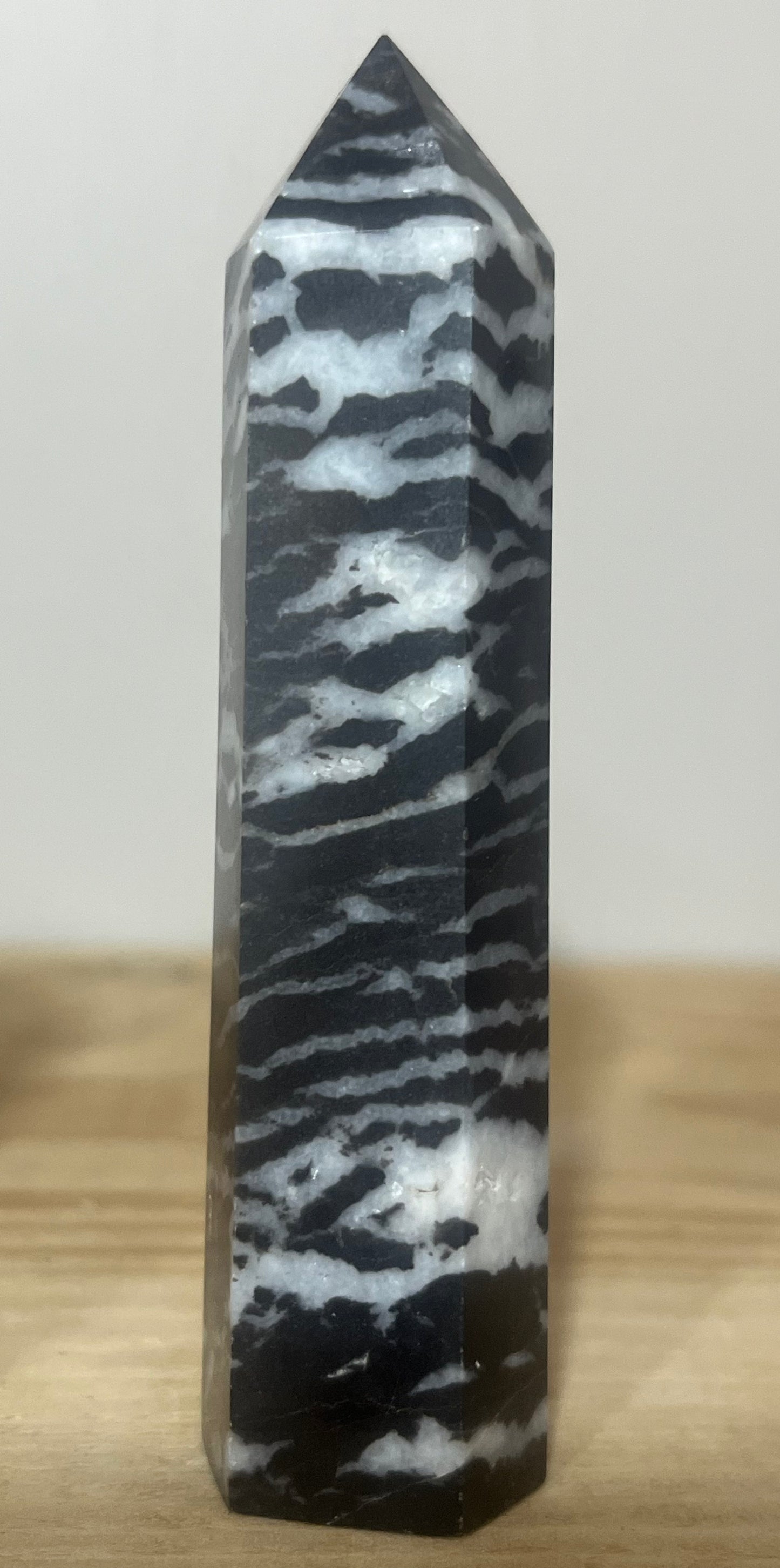 Zebra Jasper Point | Balance & Motivation | 10cm | 107g