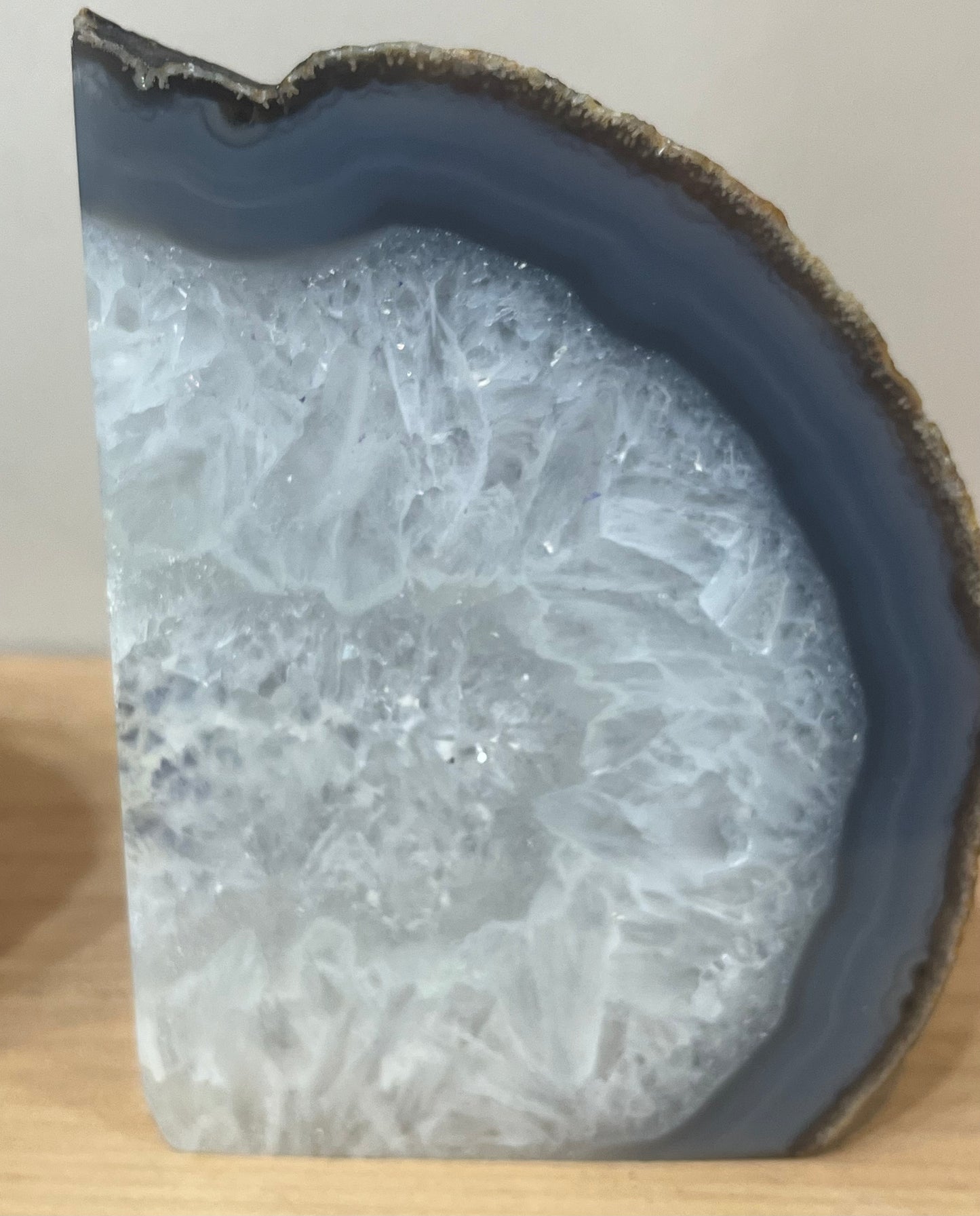Agate bookends 3.2kg!