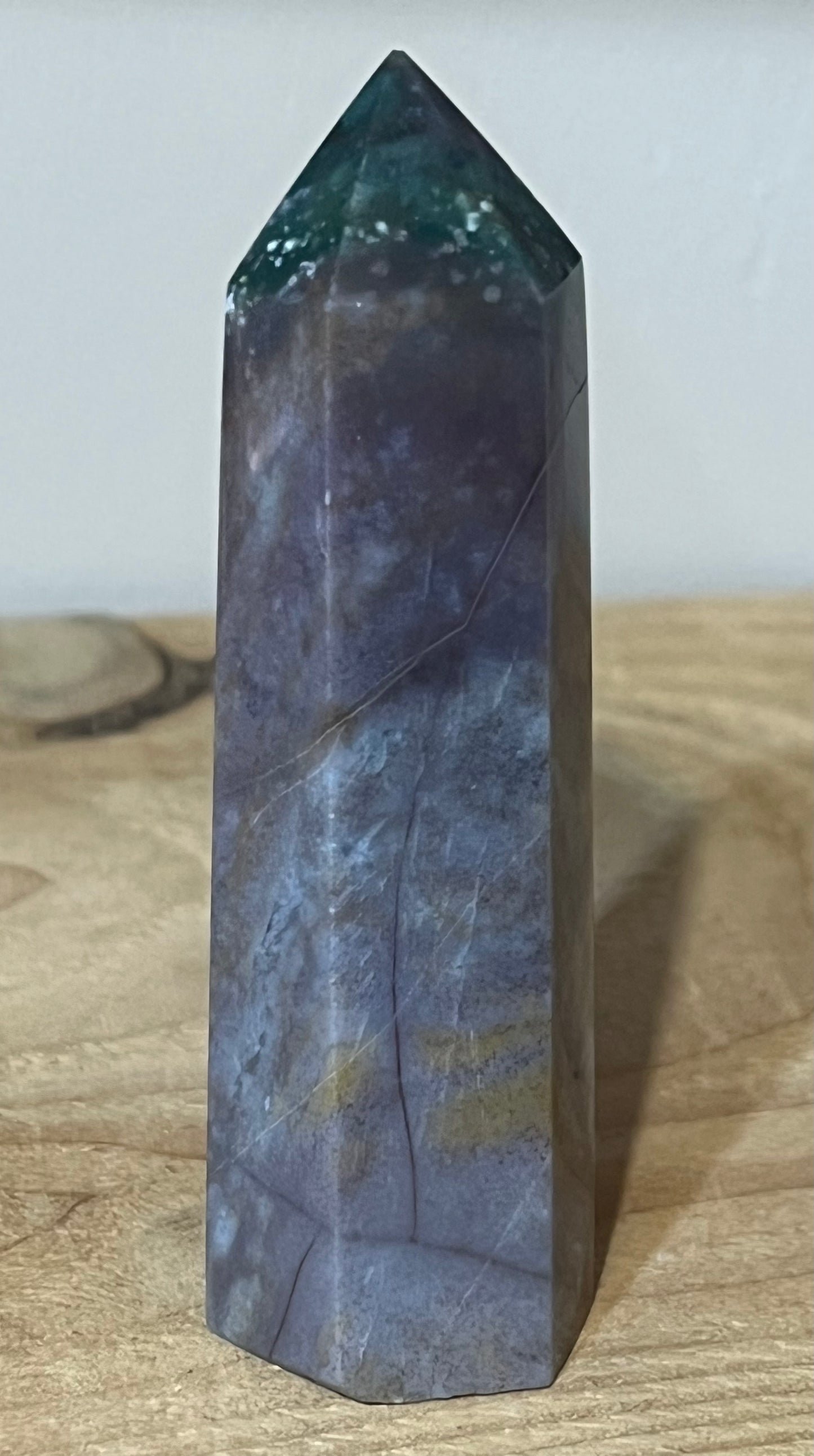 🌊 Ocean Jasper Tower | Calm, Strength & Emotional Healing