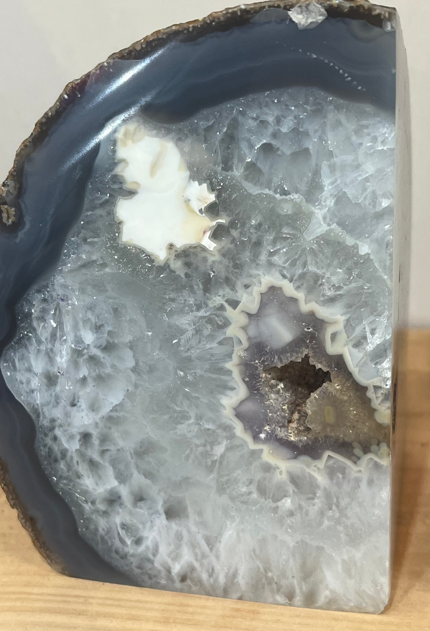 Agate bookends 3.2kg!