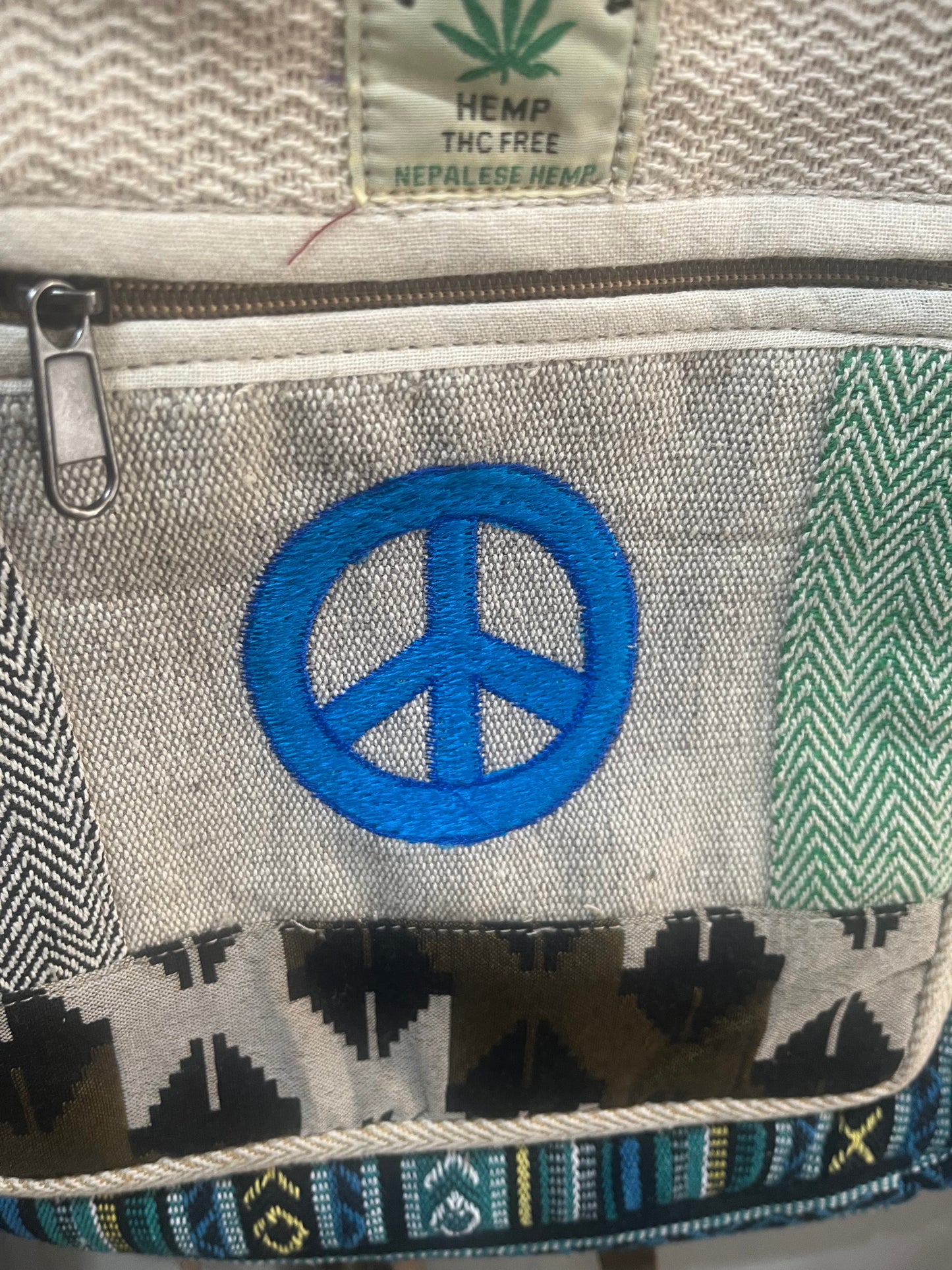🌞 Himalayan Hemp Backpack – Handmade in Nepal