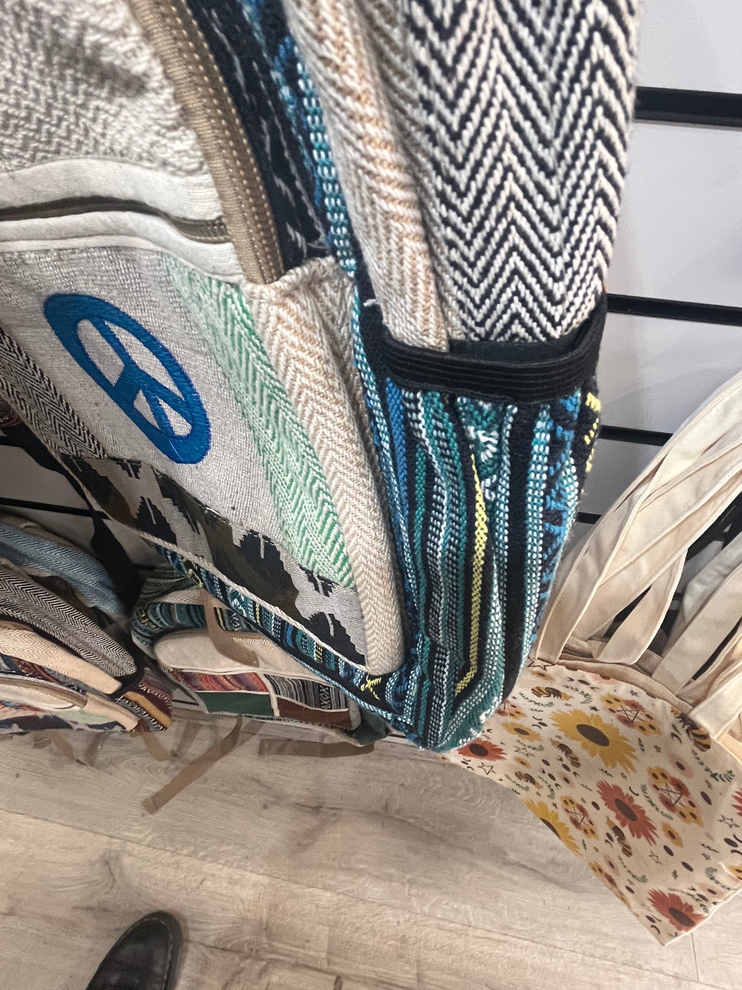 🌞 Himalayan Hemp Backpack – Handmade in Nepal