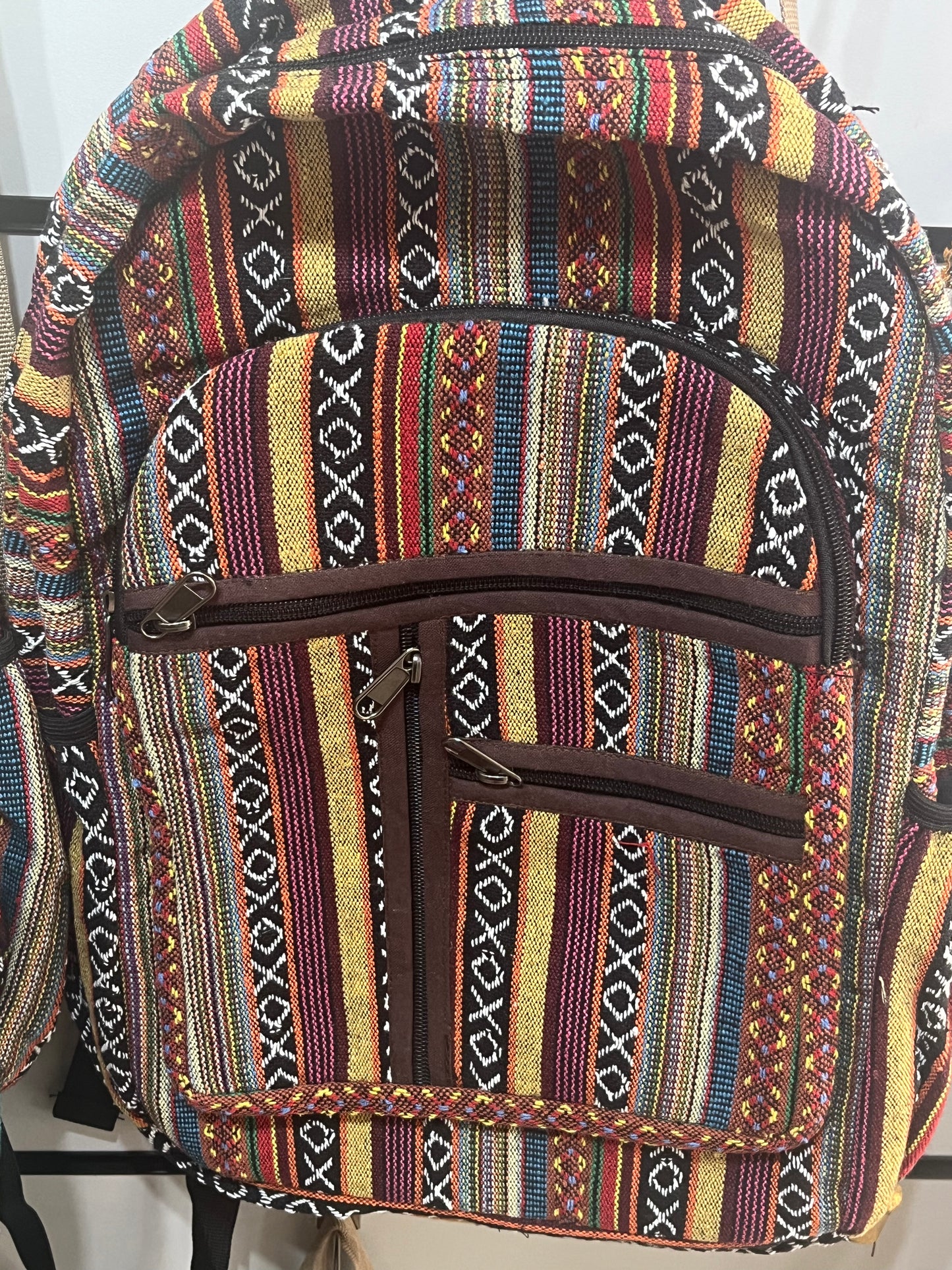 🌞 Himalayan Hemp Backpack – Handmade in Nepal