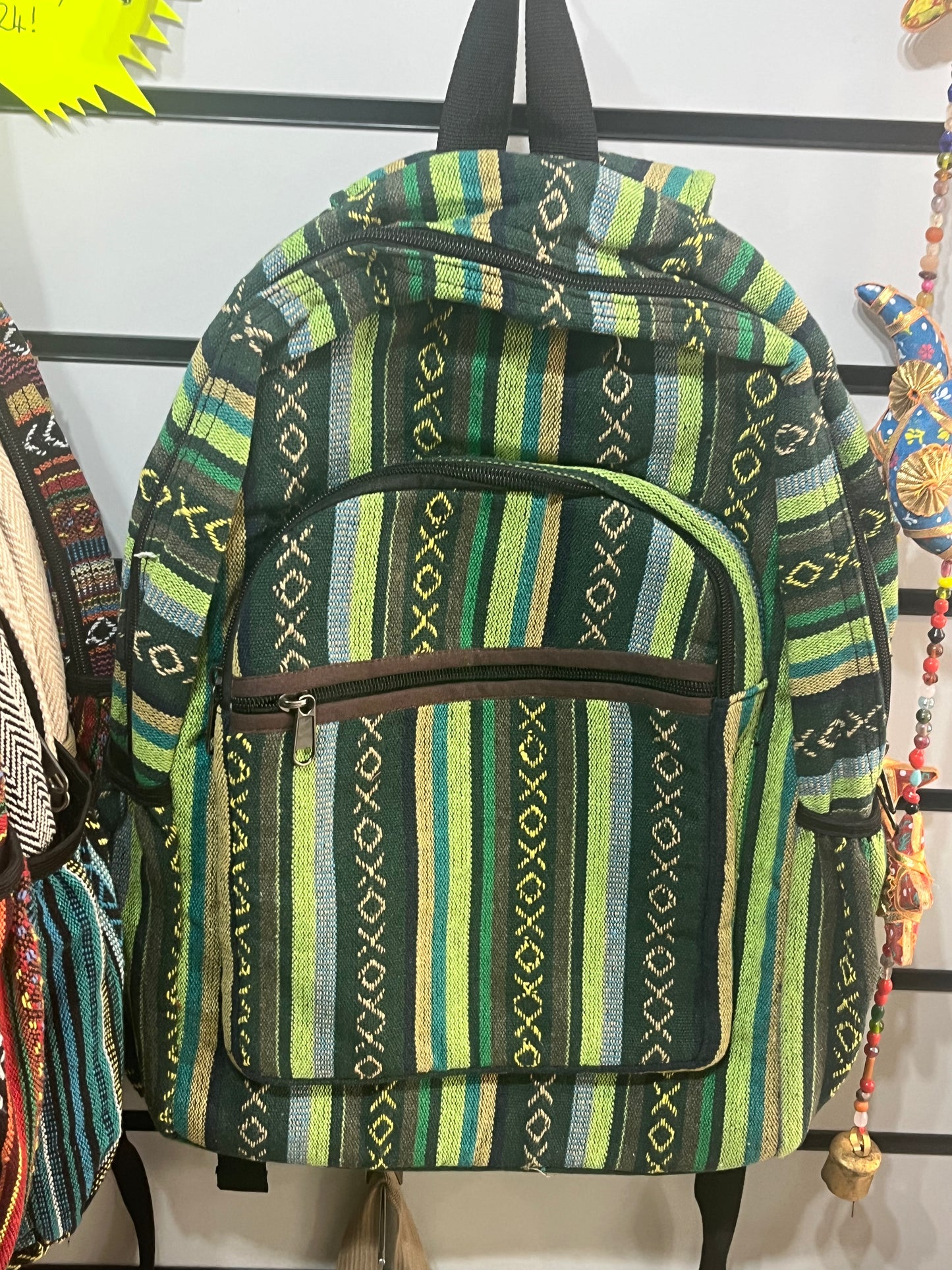 🌞 Himalayan Hemp Backpack – Handmade in Nepal
