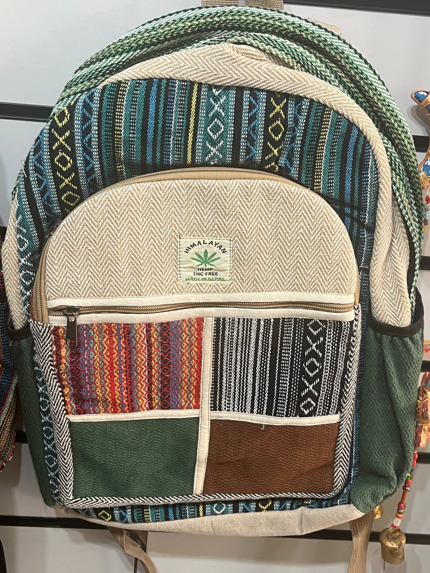 🌞 Himalayan Hemp Backpack – Handmade in Nepal
