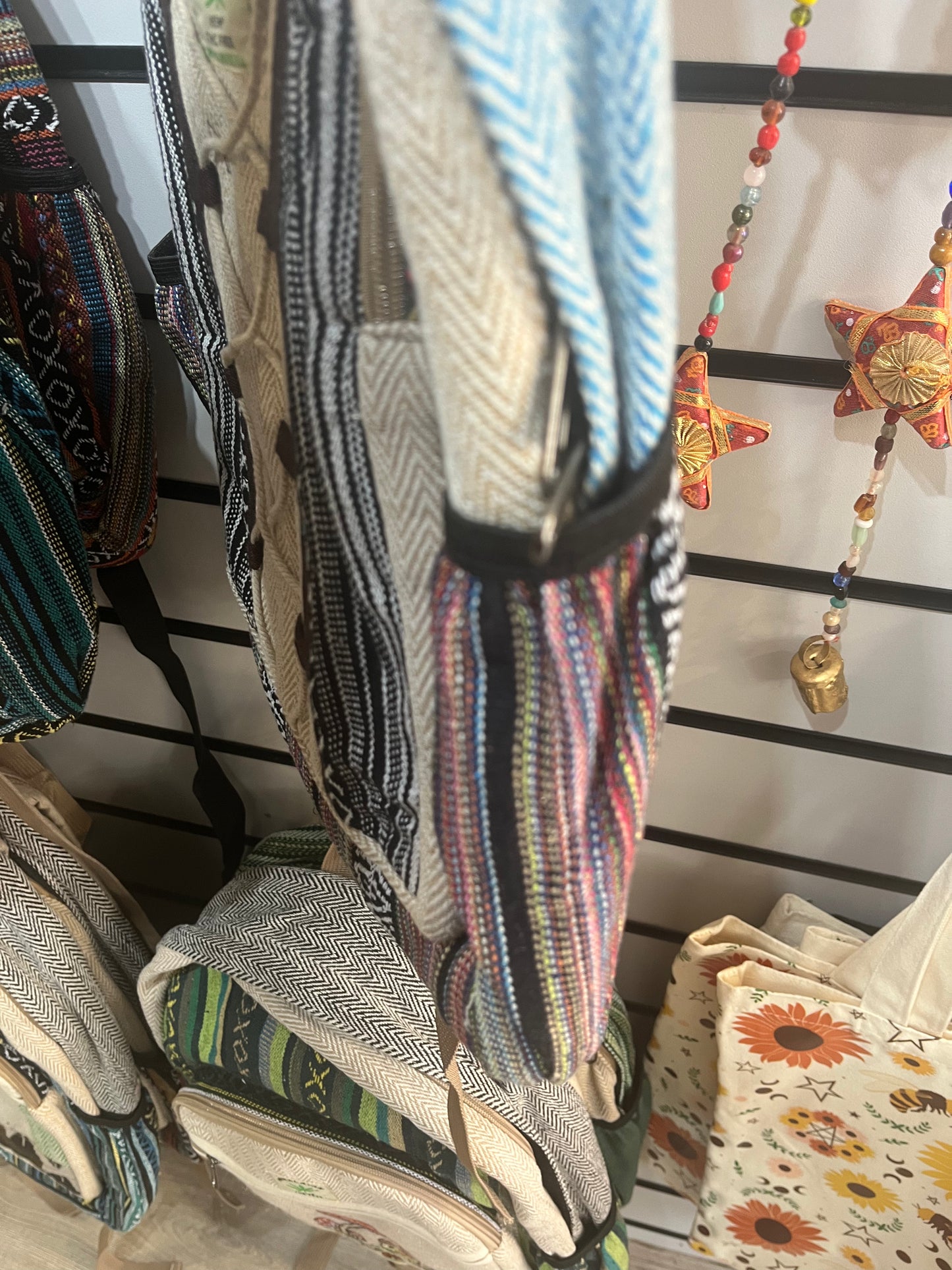 🌞 Himalayan Hemp Backpack – Handmade in Nepal