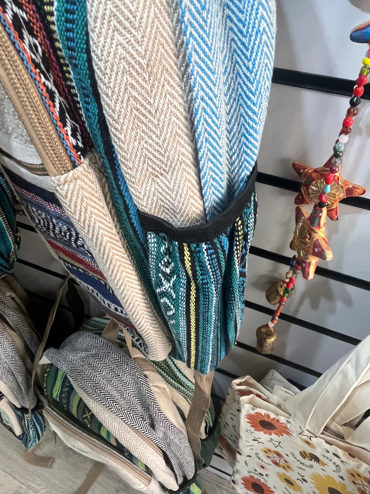 🌞 Himalayan Hemp Backpack – Handmade in Nepal