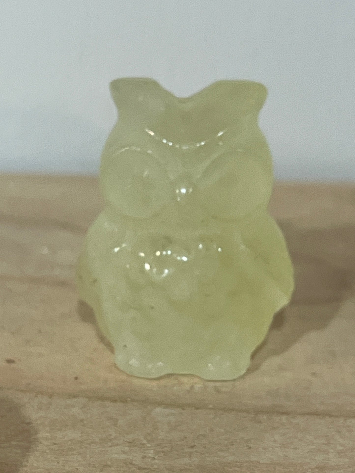 🦉 Lemon Quartz Owl – Clarity, Positivity & Spiritual Insight