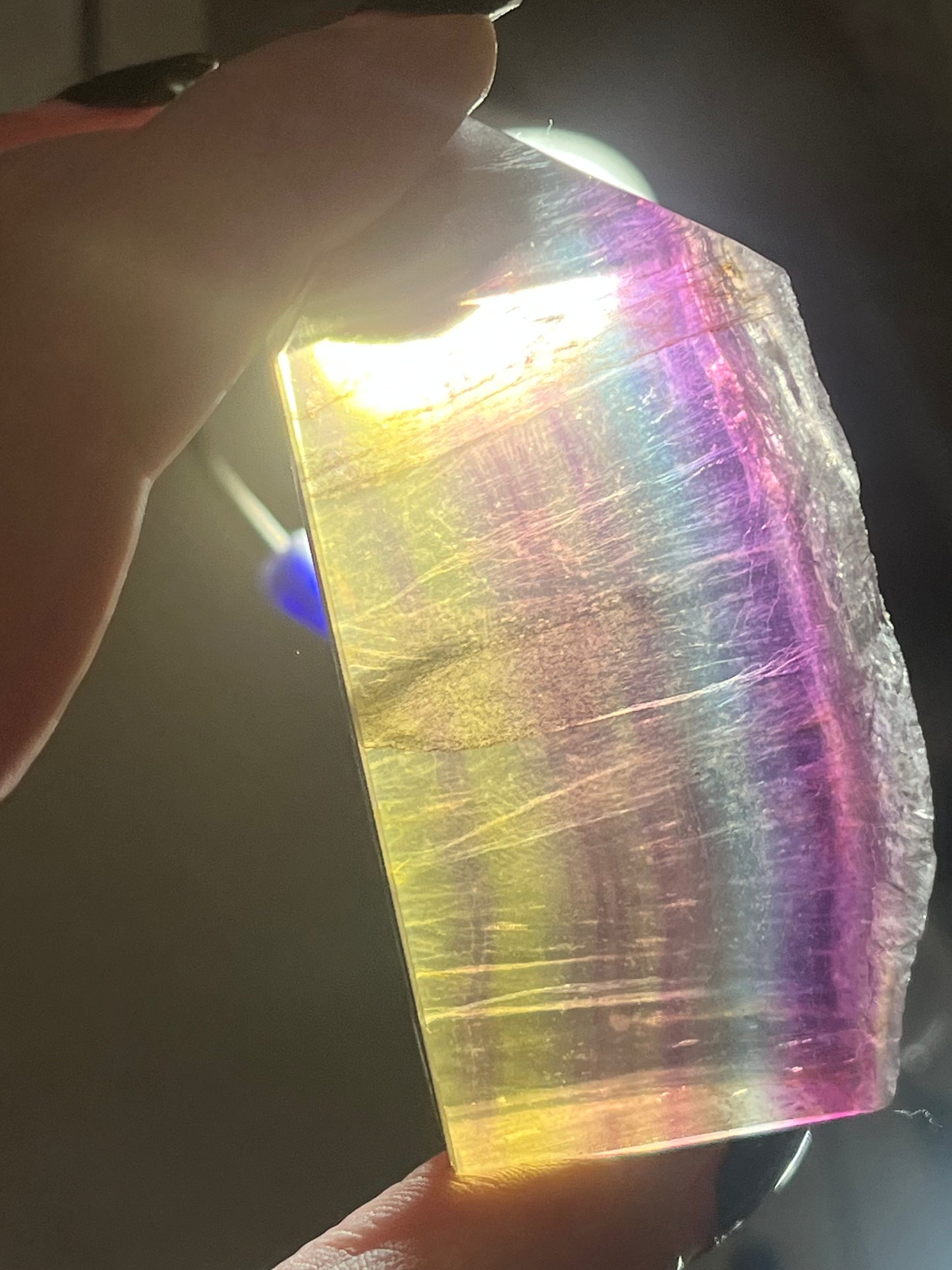 Fluorite Freeform Tower – Clarity, Focus & Energy Protection