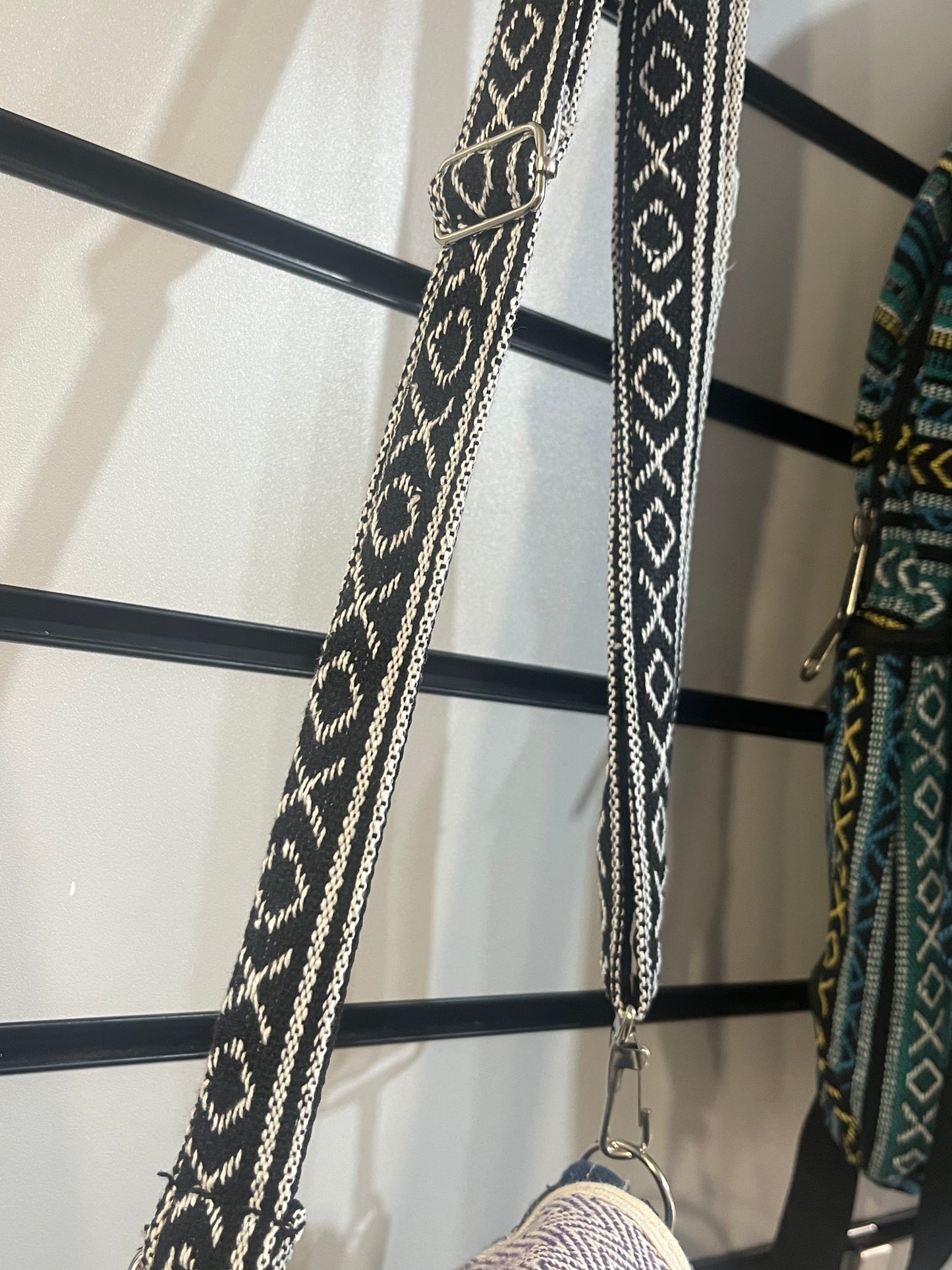 Himalayan Hemp Mini Sling Bag – Colourful Woven Pattern – £14.95