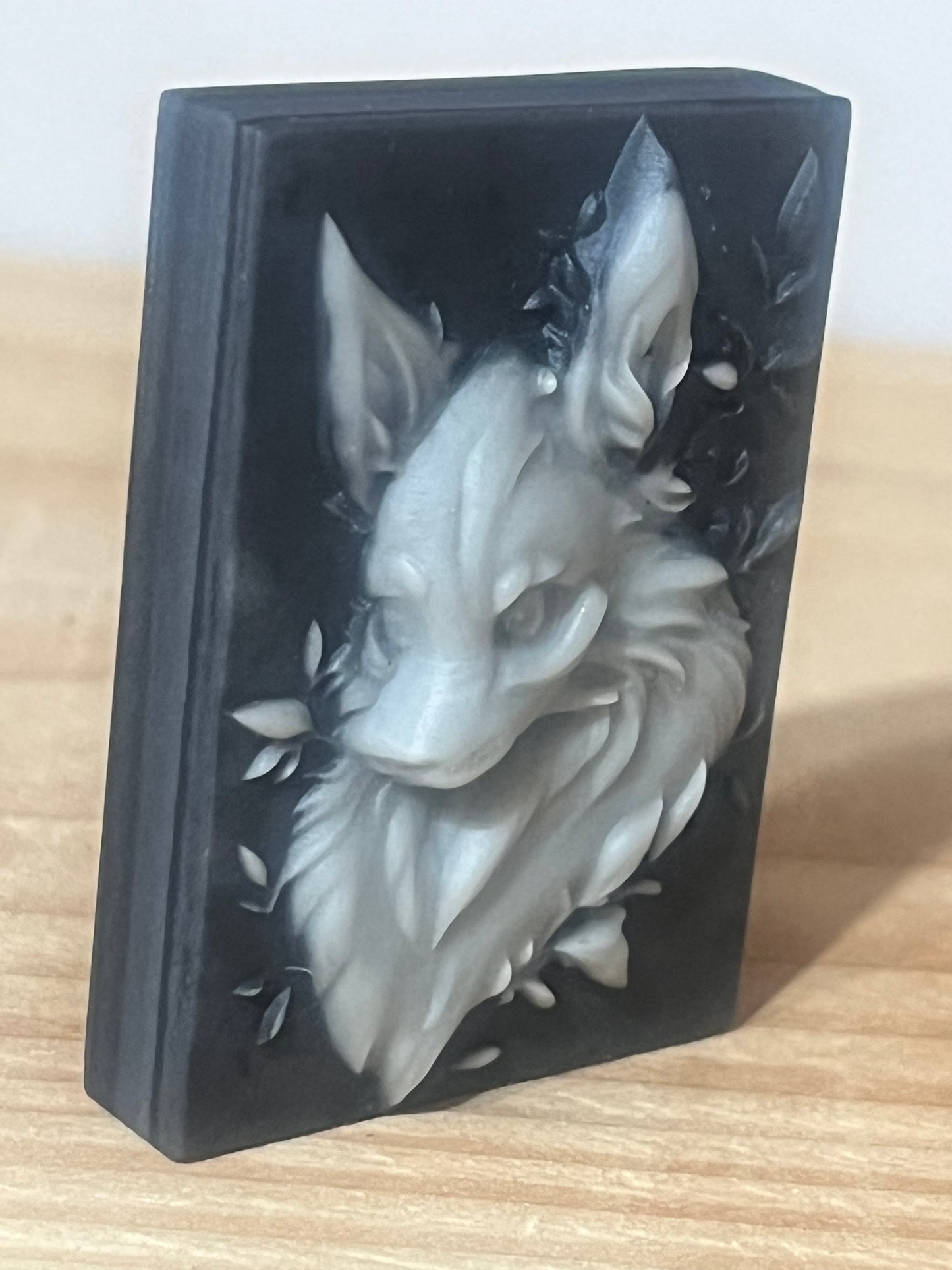 🦊 Fox Tai Chi Stone Relief Carving | Intuition, Wisdom & Adaptability