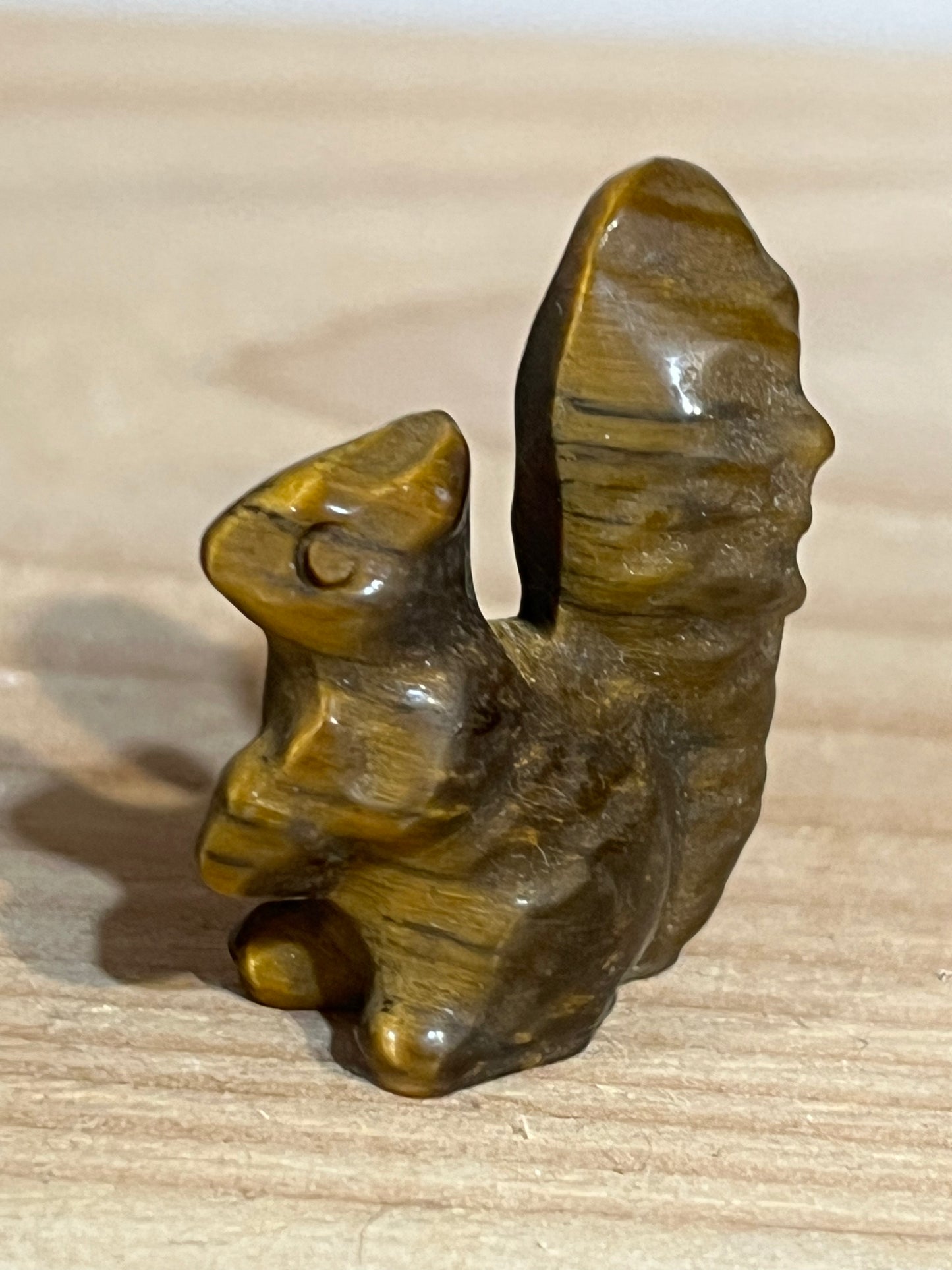 🐿️ Tigers Eye Squirrel | Confidence, Courage & Good Fortune 🐿️