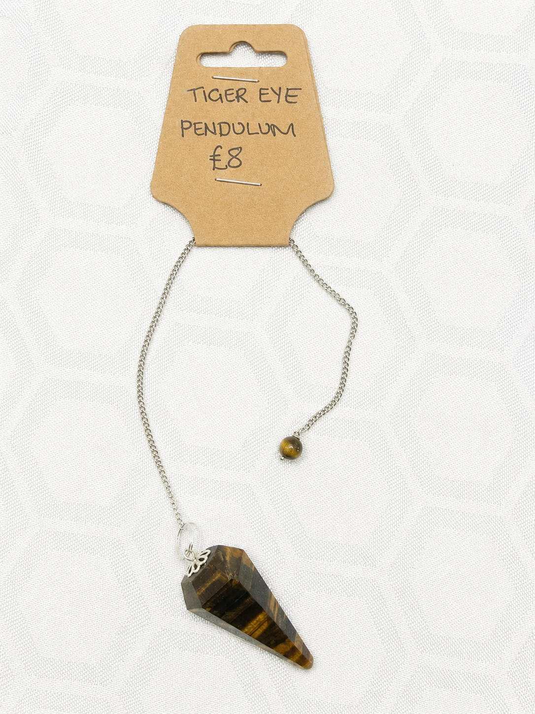 👁️ Tiger Eye Pendulum | Confidence, Clarity & Protection