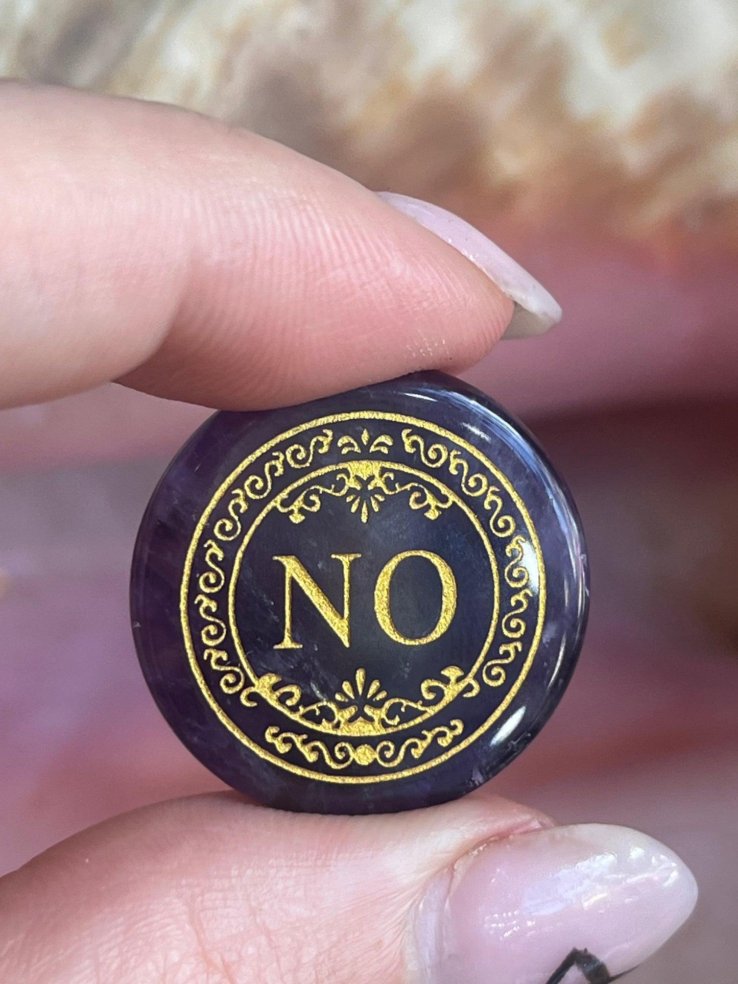 💜 Amethyst Yes / No Decision Stone
