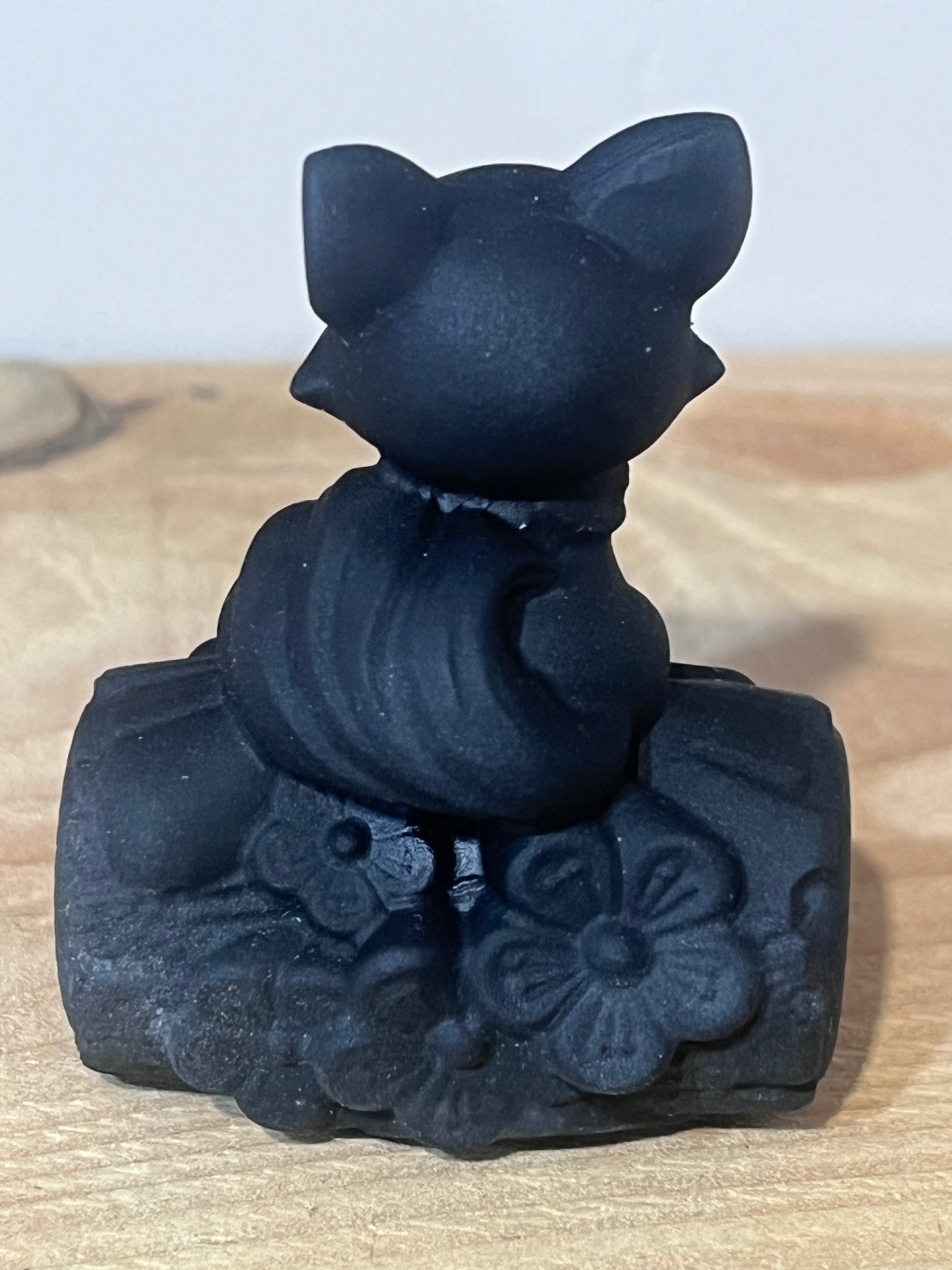 🦊 Black Obsidian Fox | Protection • Cleverness • Good Fortune