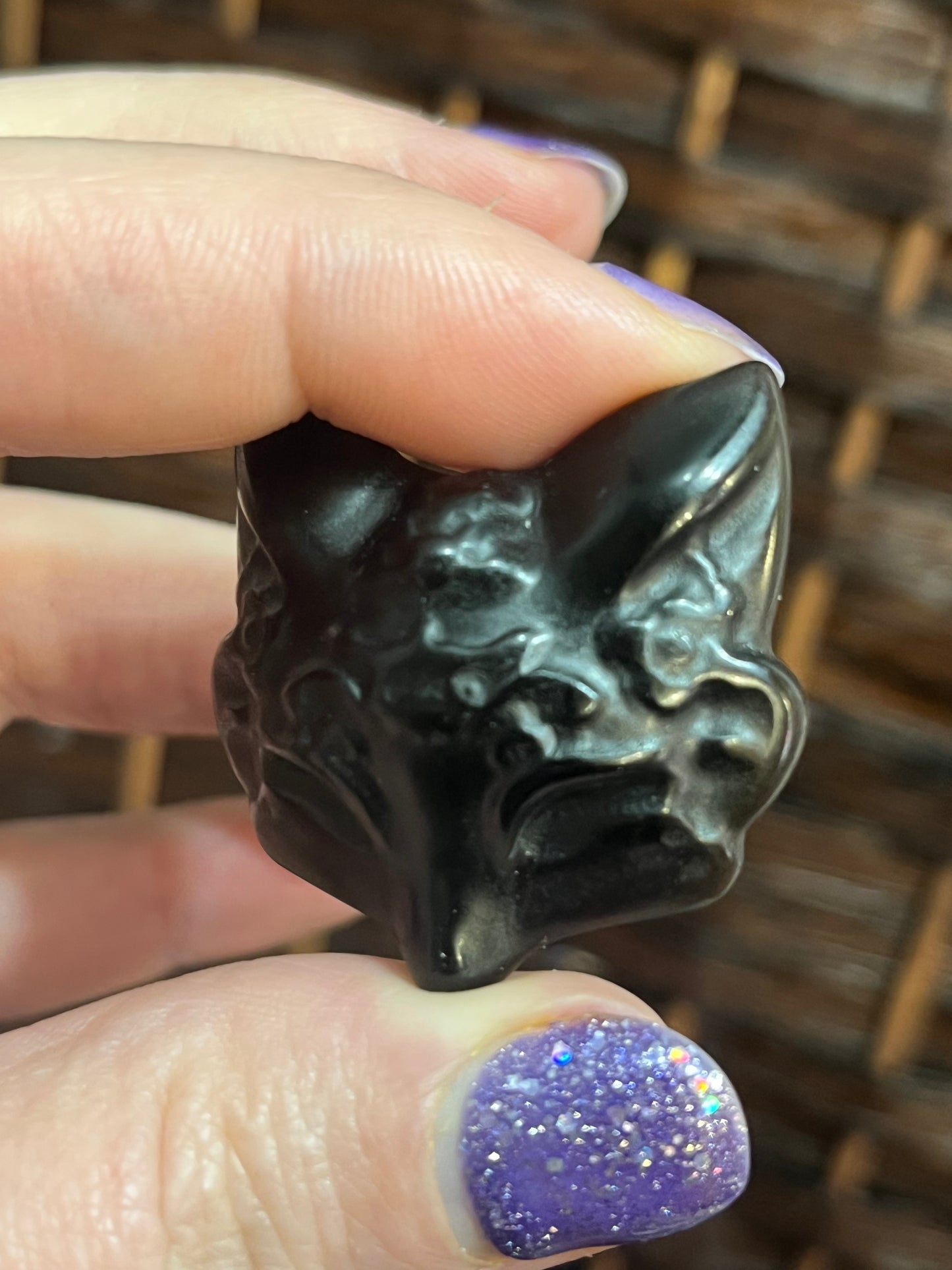 Fox mask: Obsidian