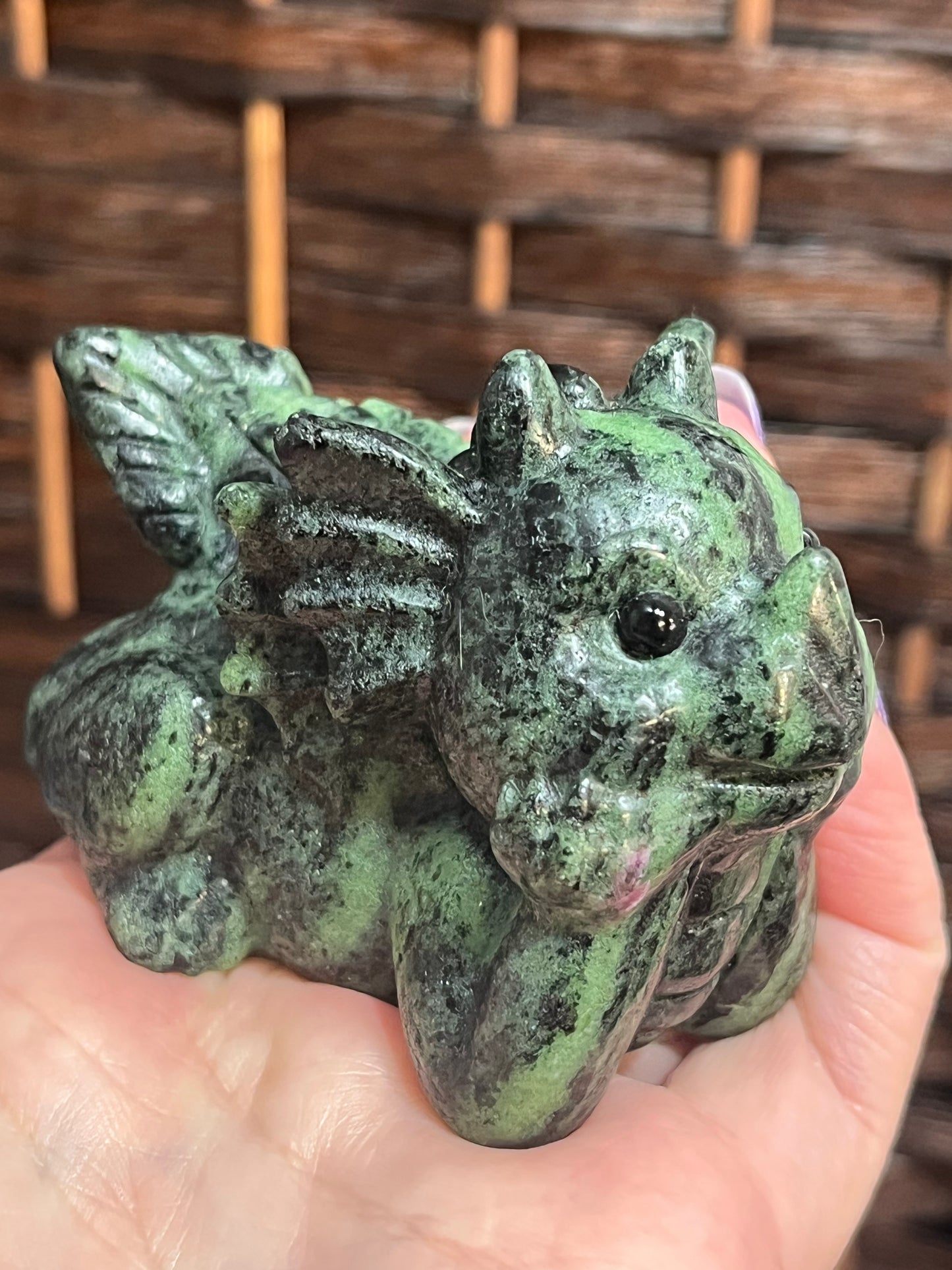 Dragon: Ruby in Zoisite