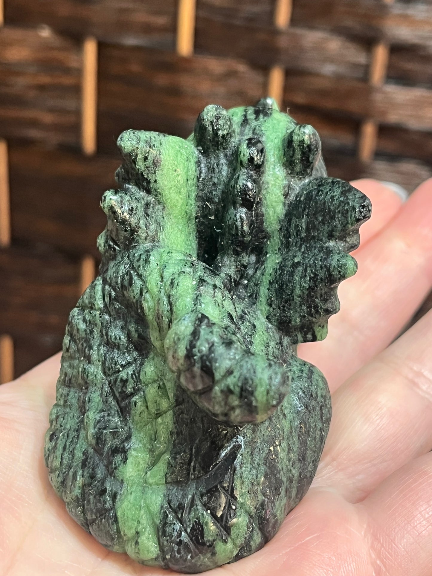 Dragon: Ruby in Zoisite