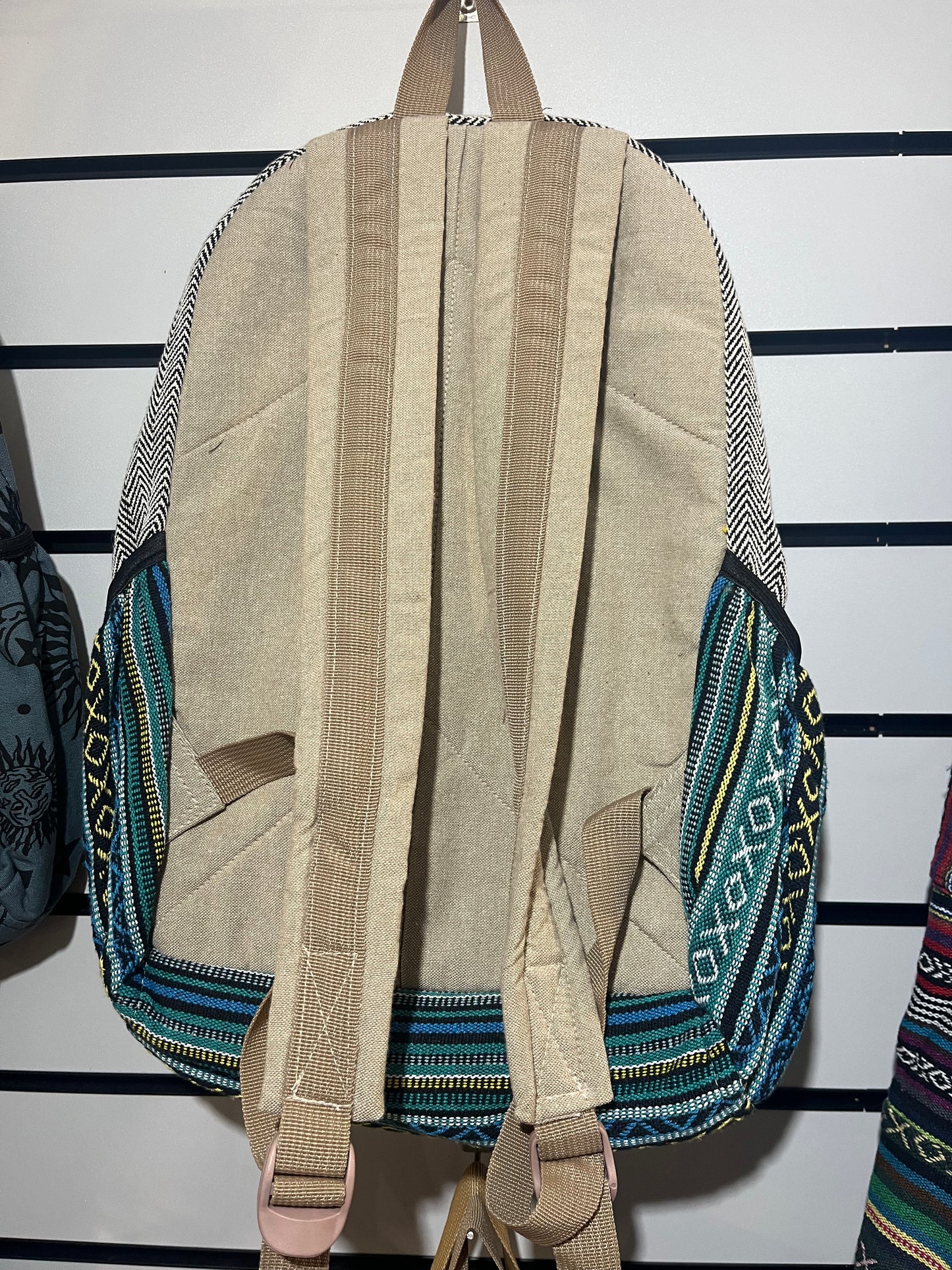 Himalayan Hemp Backpack – Peace Sign Design