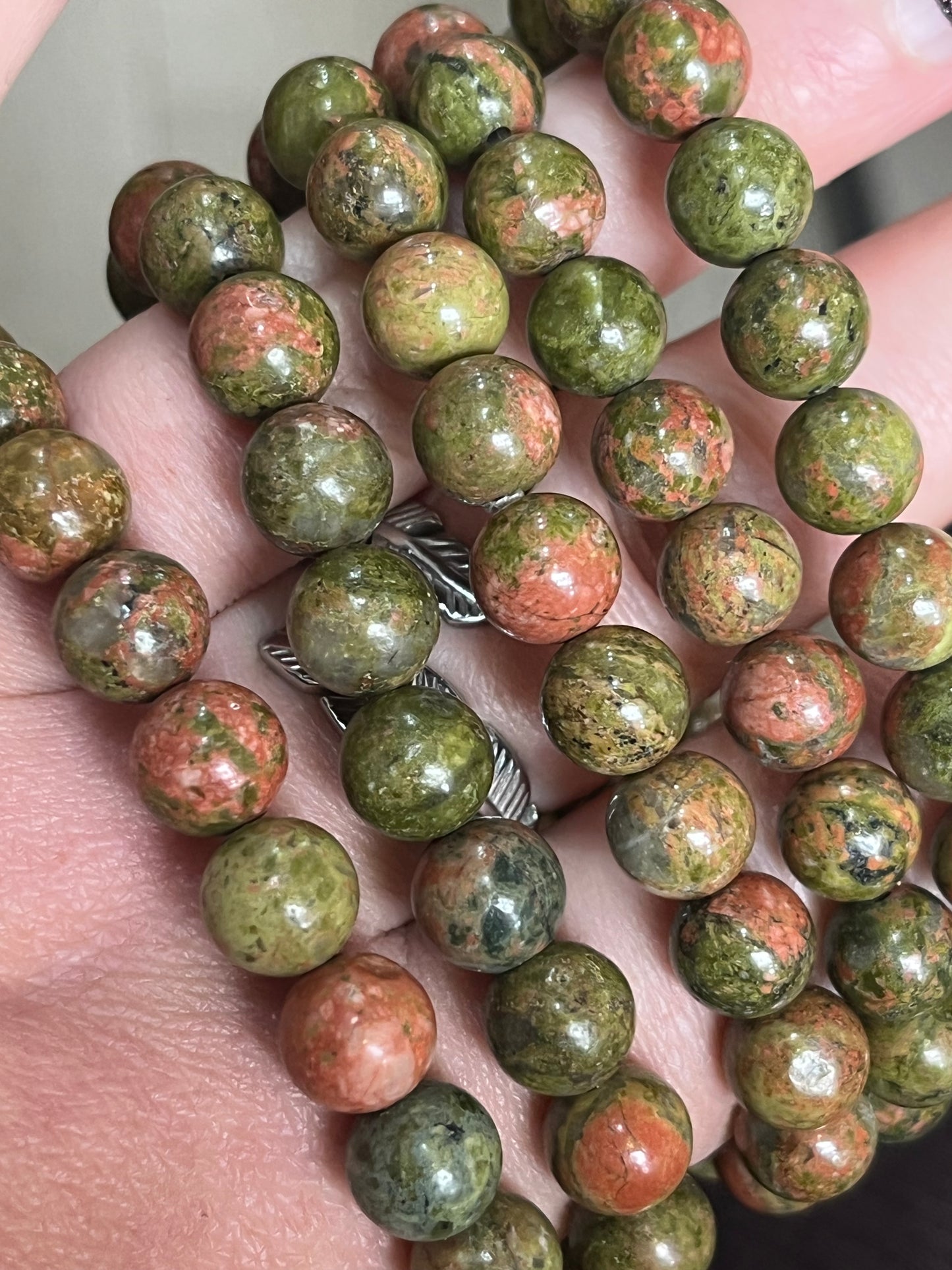 💚 Unakite Bracelet | Growth, Balance & Emotional Healing