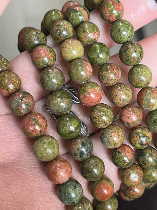 💚 Unakite Bracelet | Growth, Balance & Emotional Healing