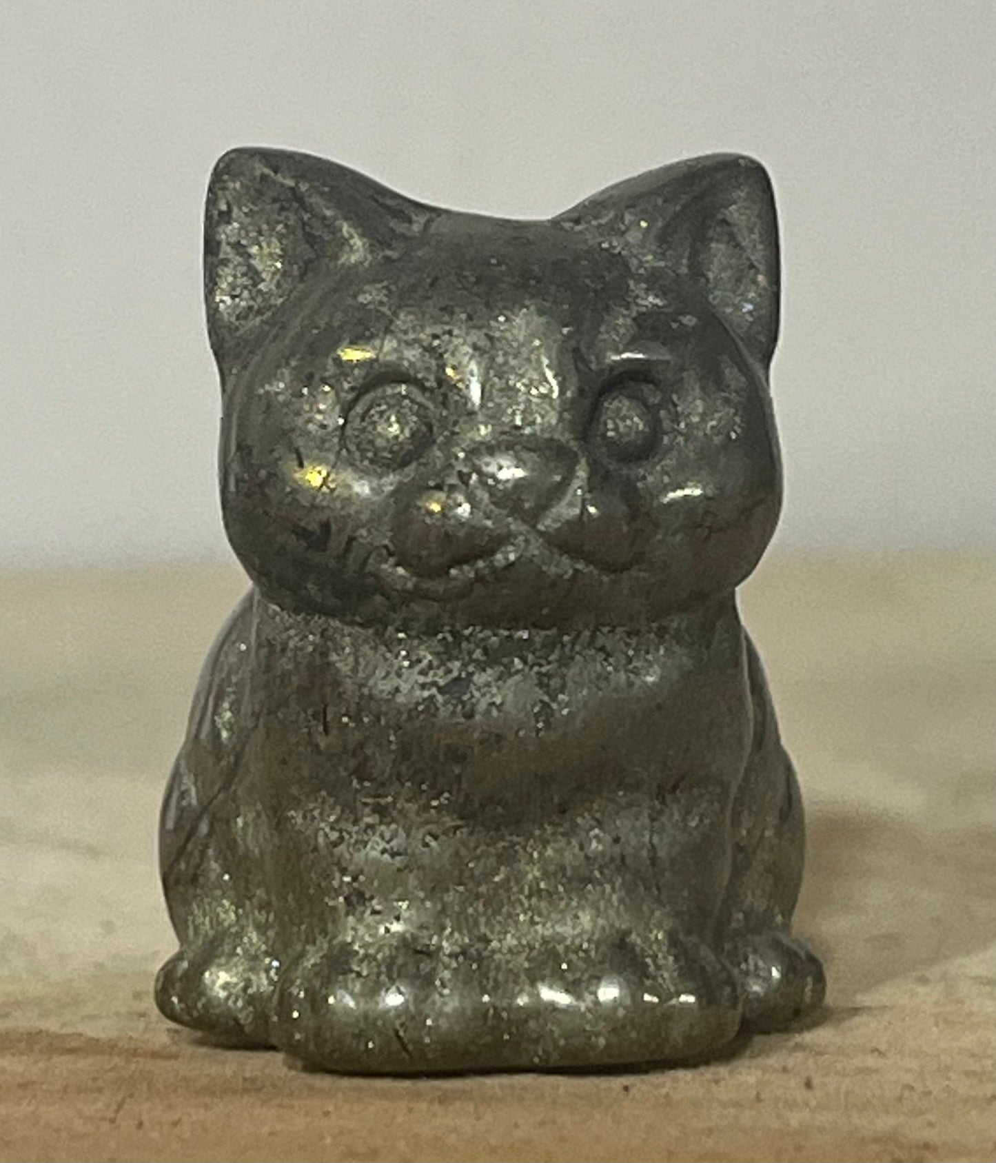 Pyrite Cat – Symbol of Protection, Prosperity & Confidence