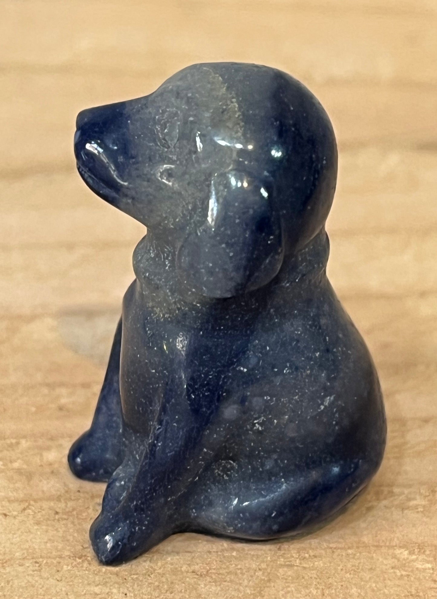 Dog: Blue aventurine