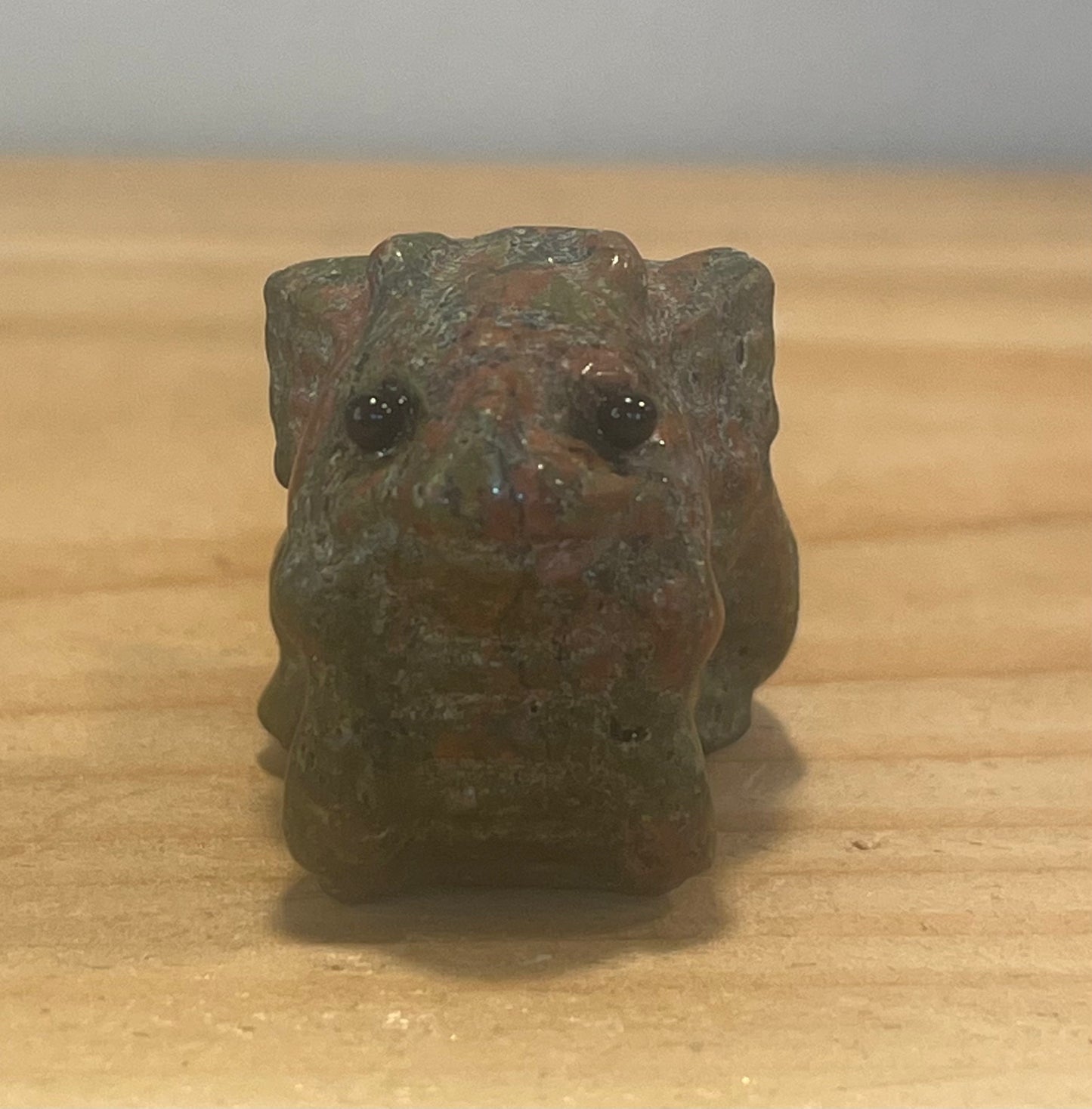 🐉 Unakite Baby Dragon — Healing · Balance · Emotional Growth