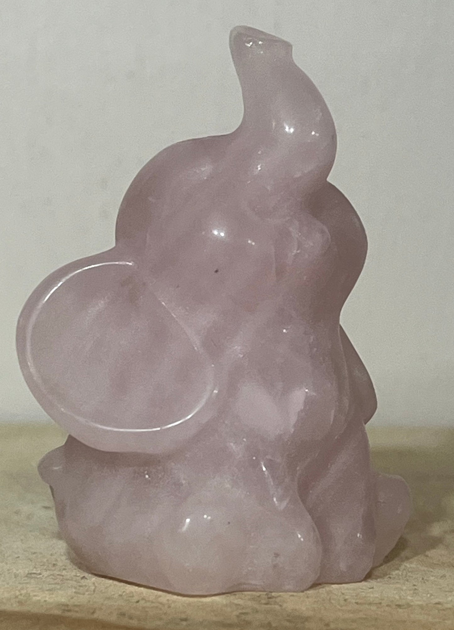 Rose Quartz Elephant – Love, Comfort & Emotional Healing