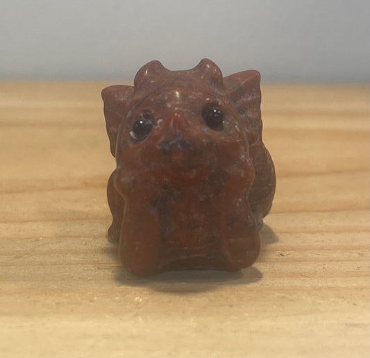 🐉 Red Jasper Baby Dragon — Courage · Strength · Grounding