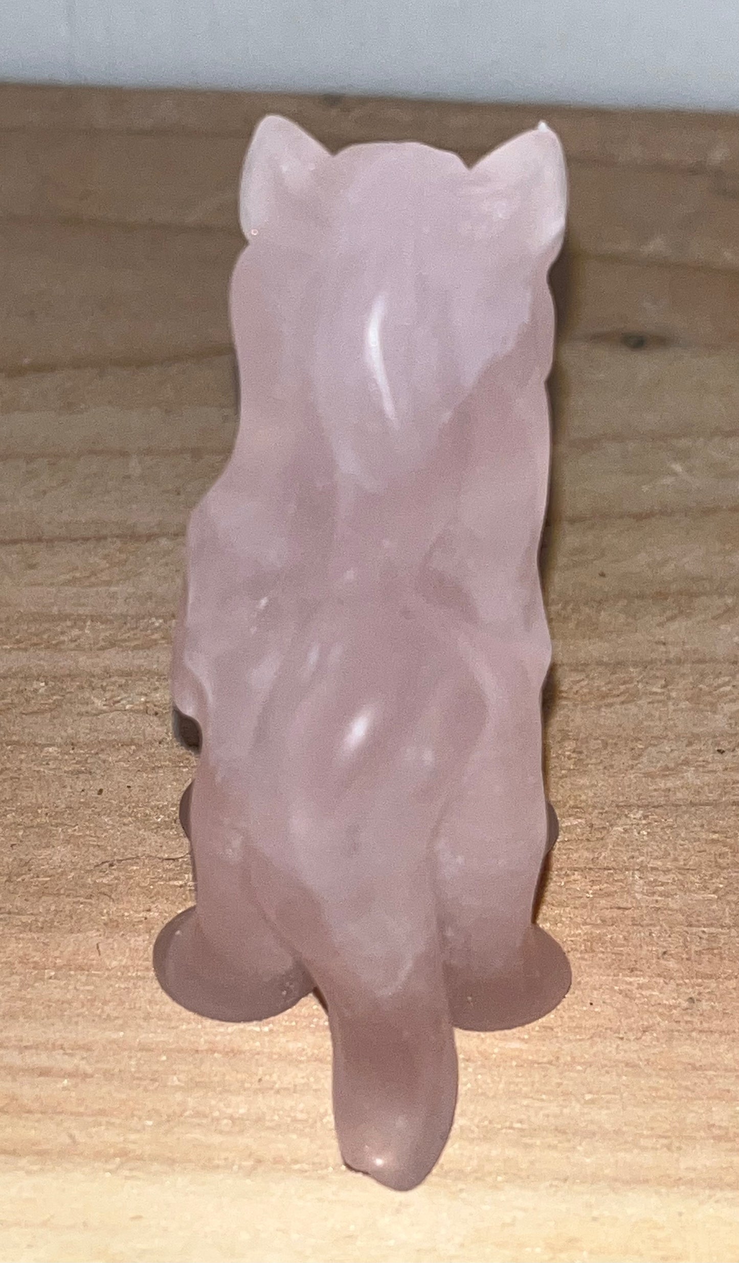 Rose quartz crystal Pony