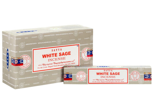 Satya Incense Sticks: White Sage