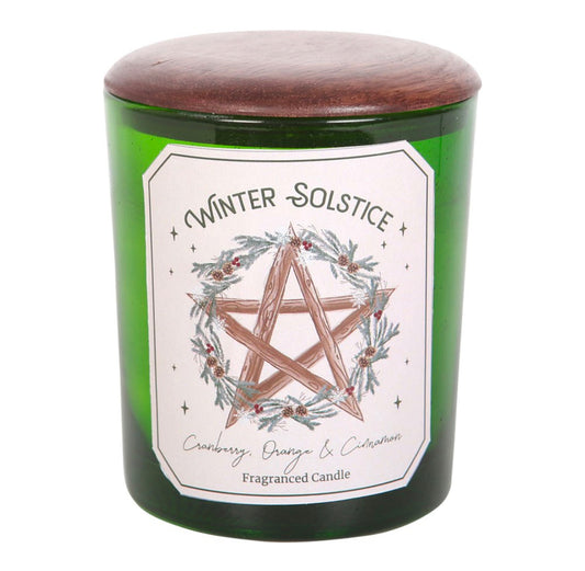 Candle: Winter solstice, cranberry, orange & cinnamon
