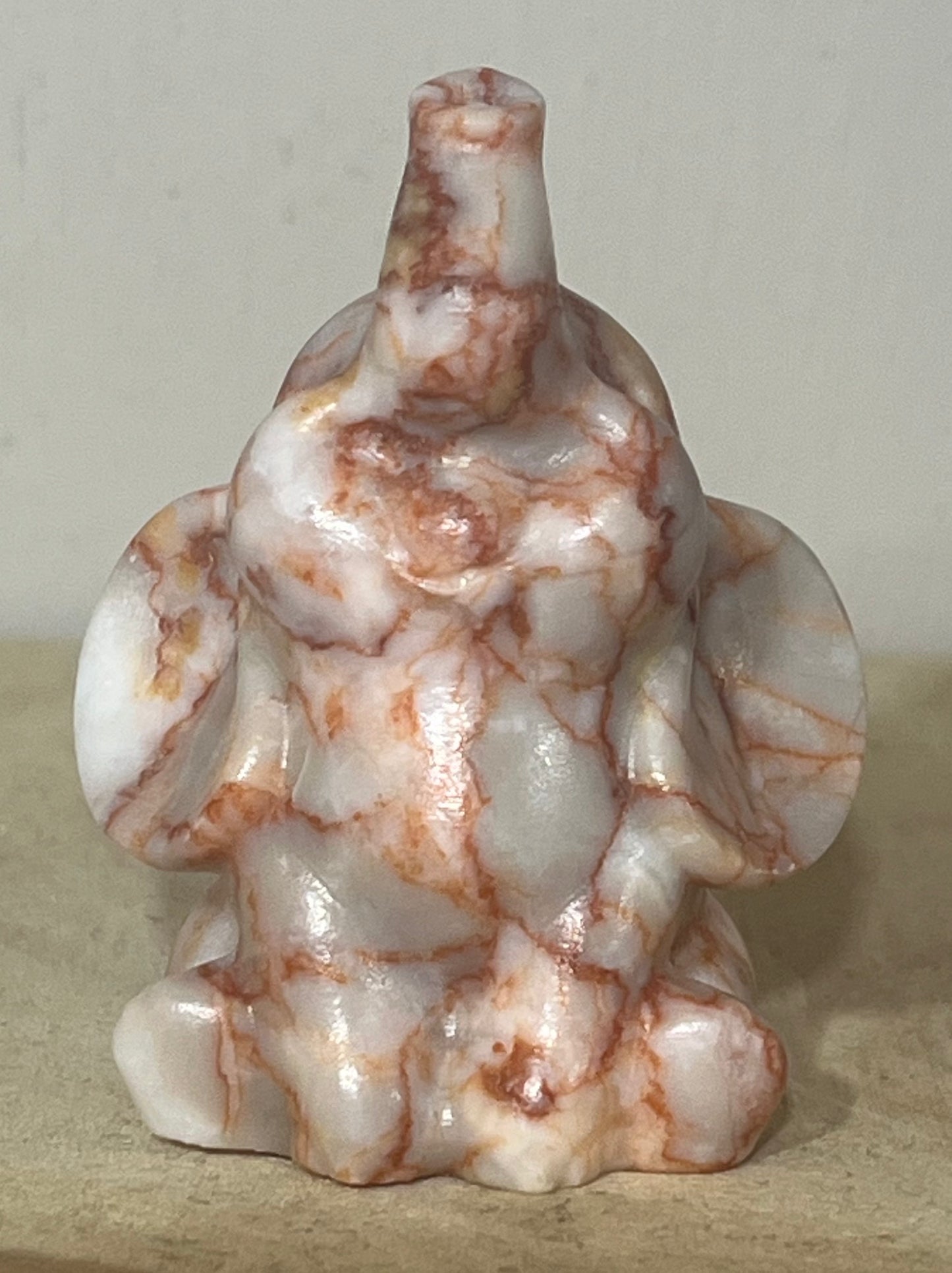 Red Vein Jasper Elephant – Grounding, Protection & Courage