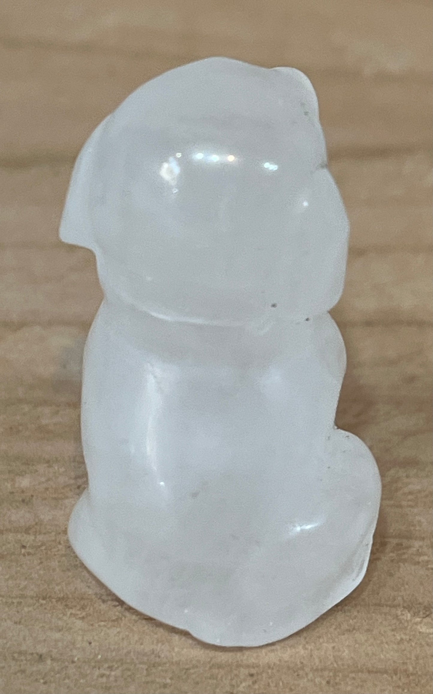 Dog: Clear quartz