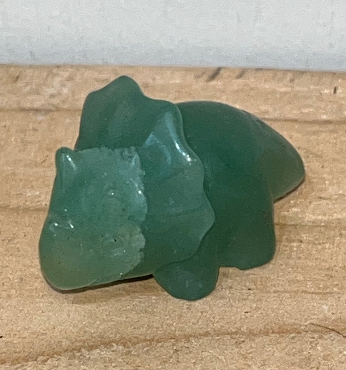 Green aventurine crystal dinosaur