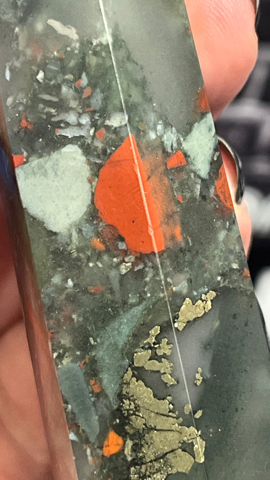 African Bloodstone – Courage • Grounding • Vital Strength