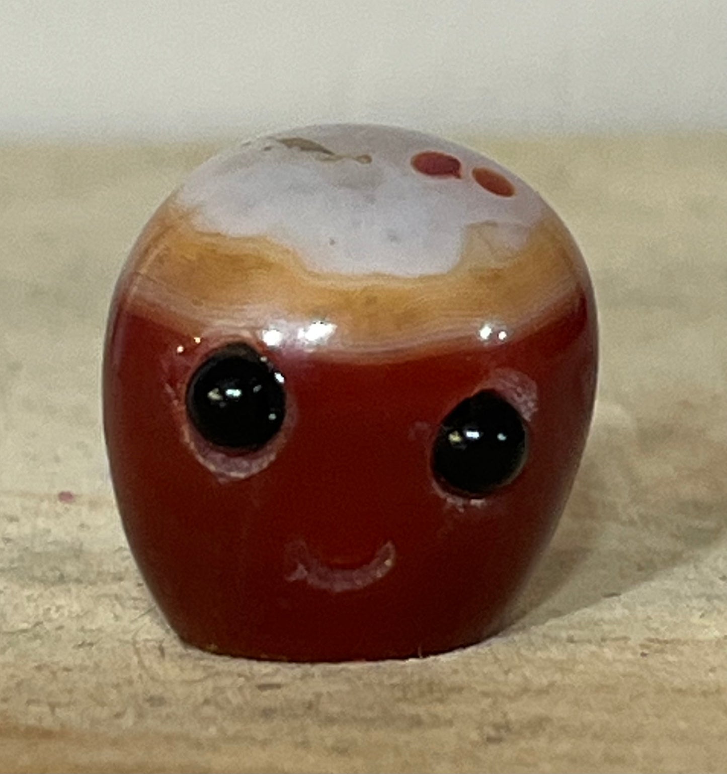 🔥✨ Cleo the Carnelian – Crystal Cutie🌙