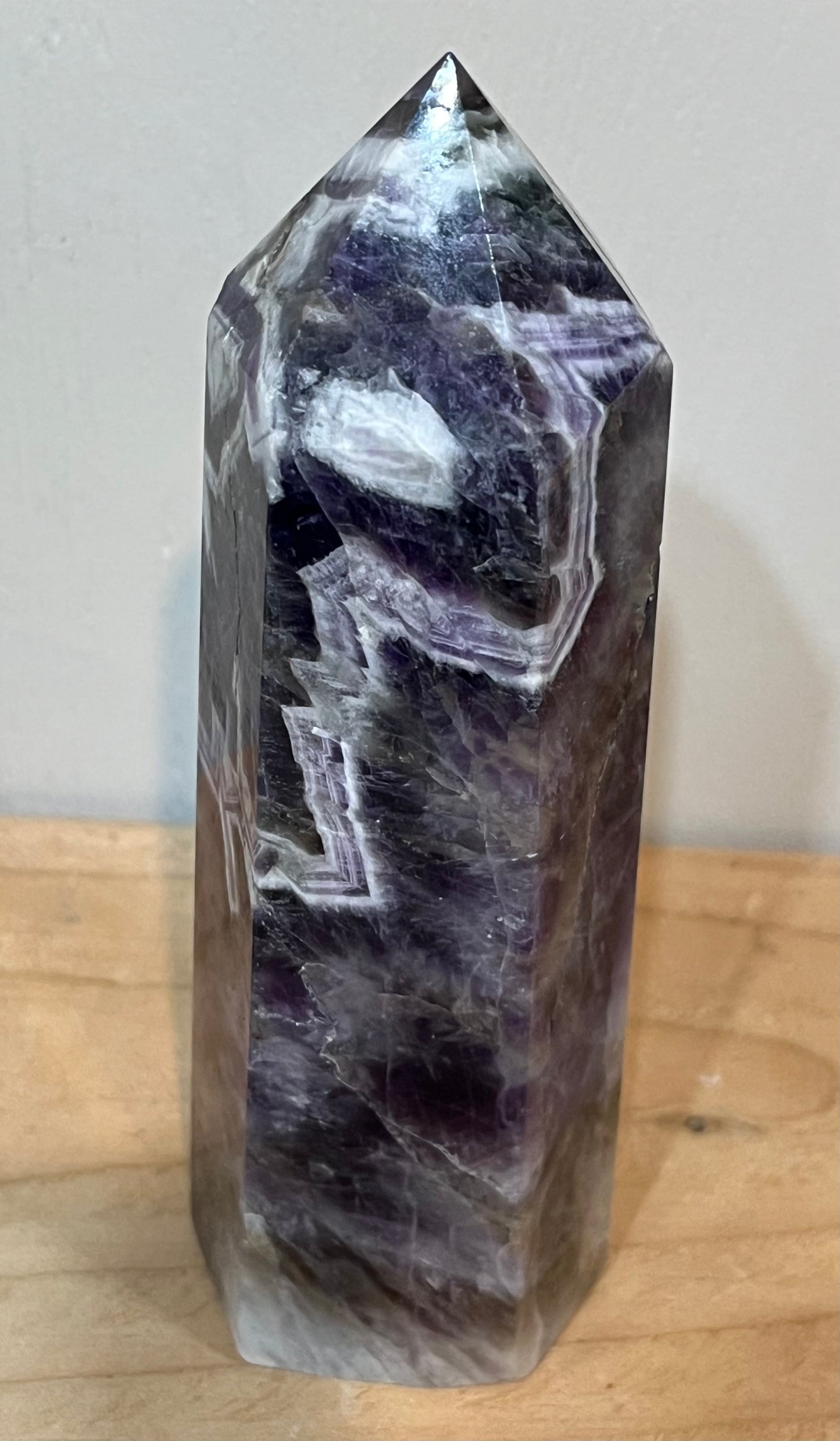 Large dream amethyst crystal tower