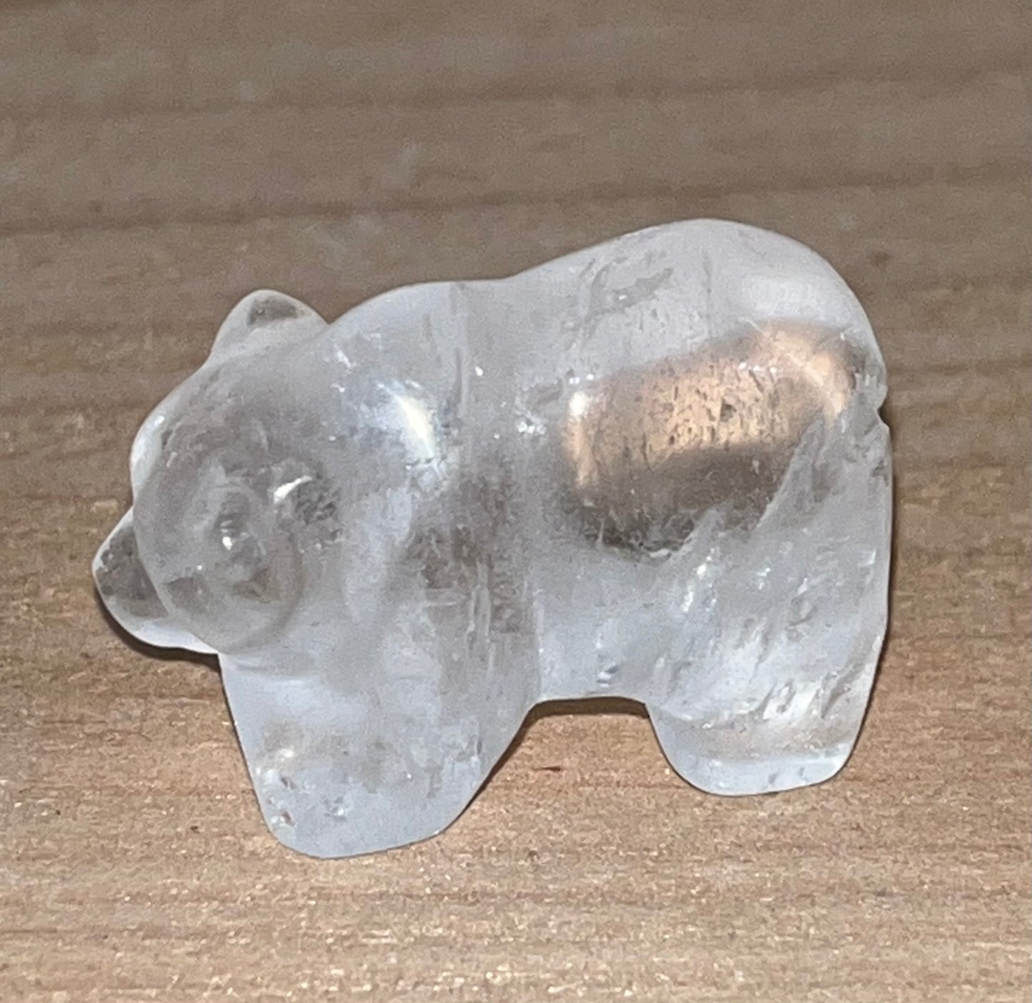 Polar bear: Clear quartz