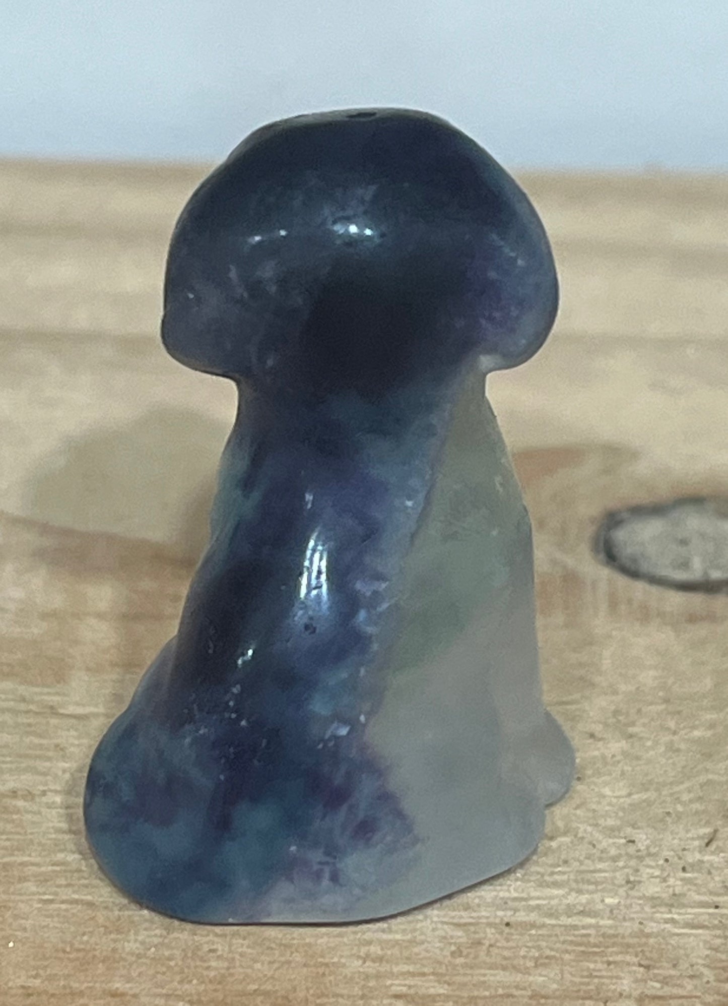 Fluorite Dog Carving – Stone of Focus & Clarity