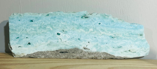 💙 Hemimorphite Slab – Calming Ocean Vibes & Angelic Connection 🌬️