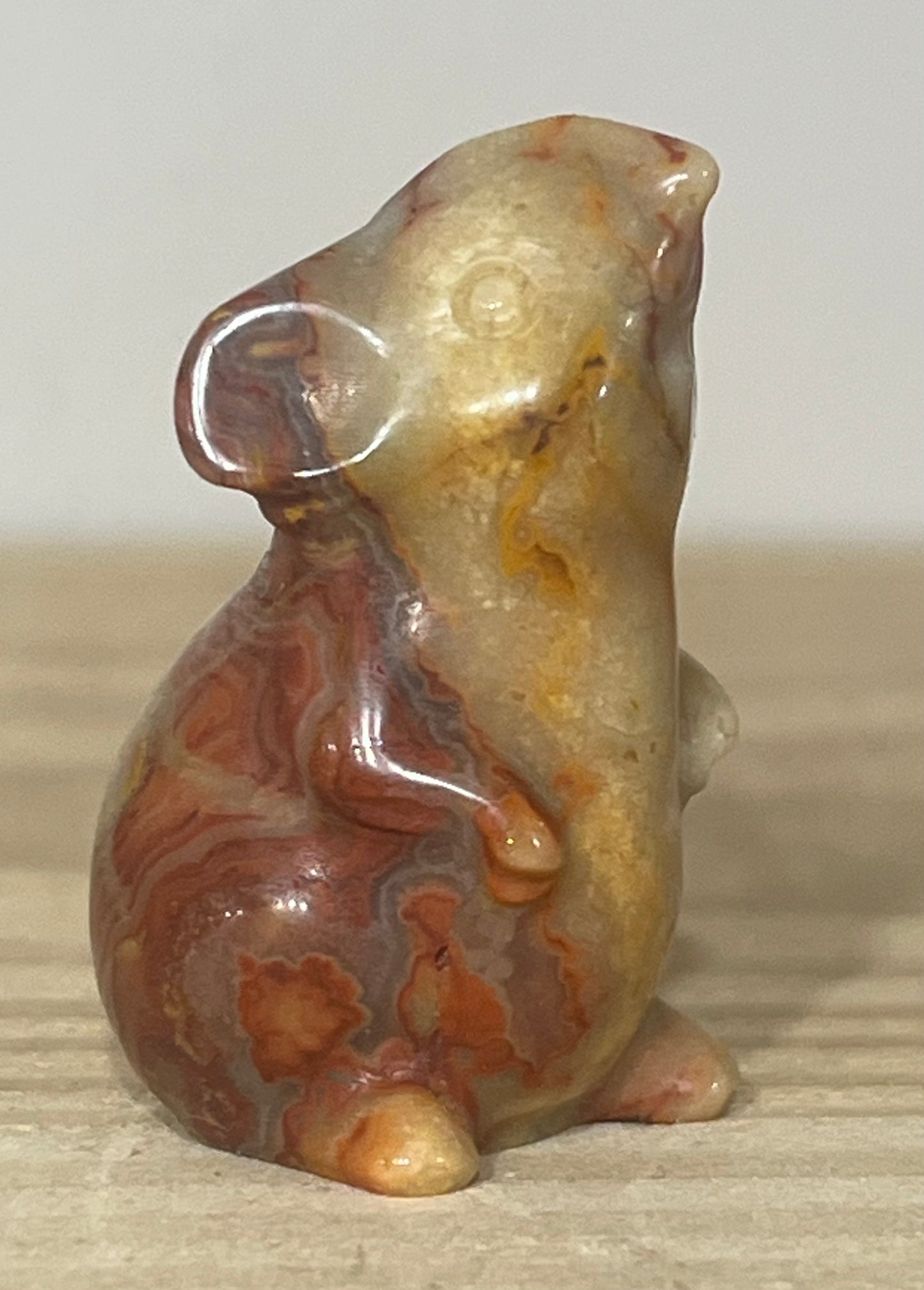 Crazy Lace Agate Mouse | Joy, Positivity & Calm